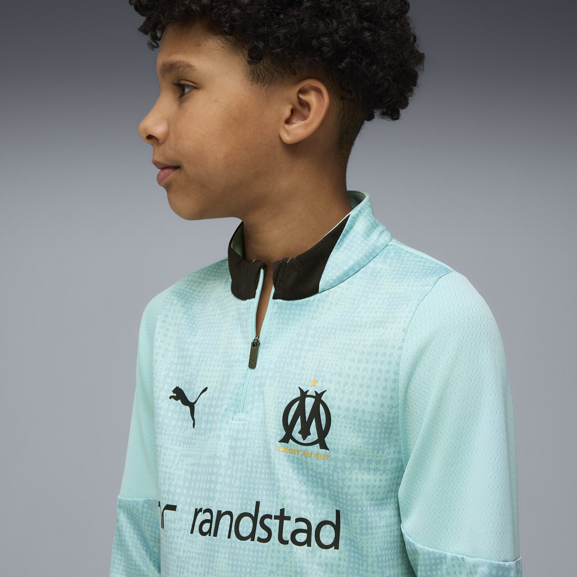 PUMA Trainingspullover Olympique de Marseille Trainingstop Jugendliche