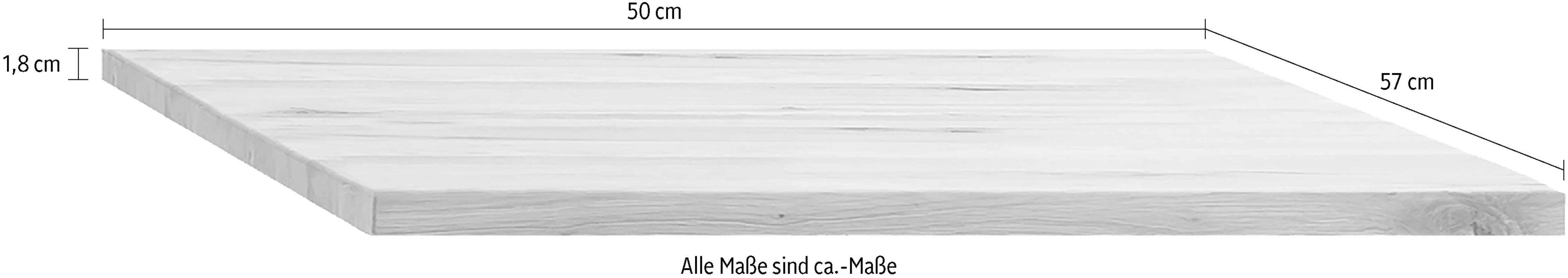 Home affaire Einlegeboden Huven, Zubehör, Einlegeboden, Einlegeboden in Massiv Eiche, in 2 verschiedene Größen erhältlich
