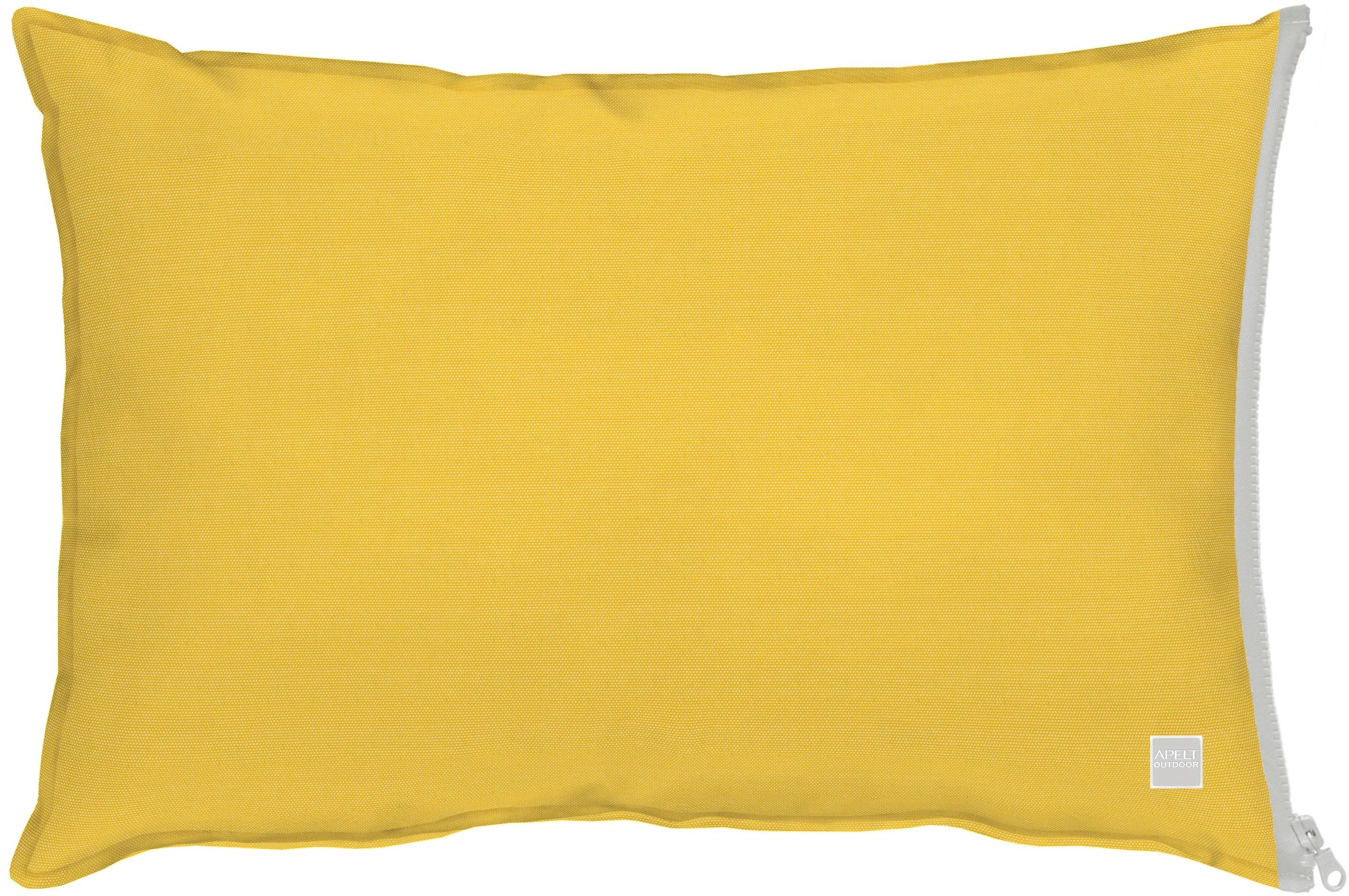 Kissenhülle 3959, APELT Füllung, 1 gelb Stück ohne (1 Stück), Kissenhülle
