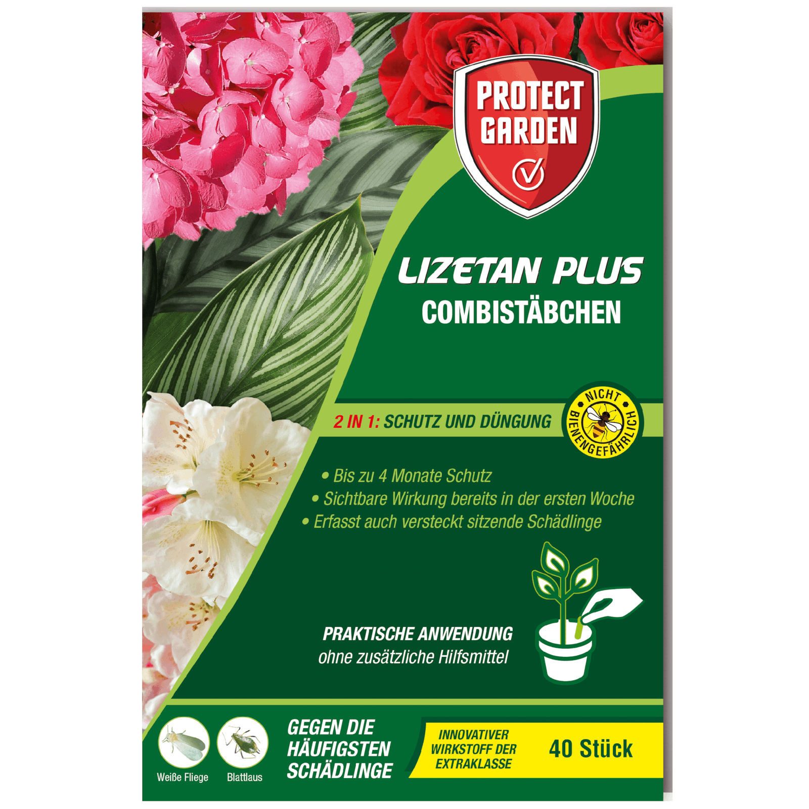Protect Garden Vergrämungsmittel Lizetan Plus Combistäbchen, 40 Stück, 40-St.