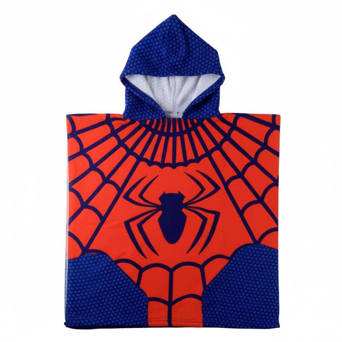 Spiderman Badeponcho Poncho für Kinder 55 × 77 cm 250 gsm schnell trocknend, Polyester