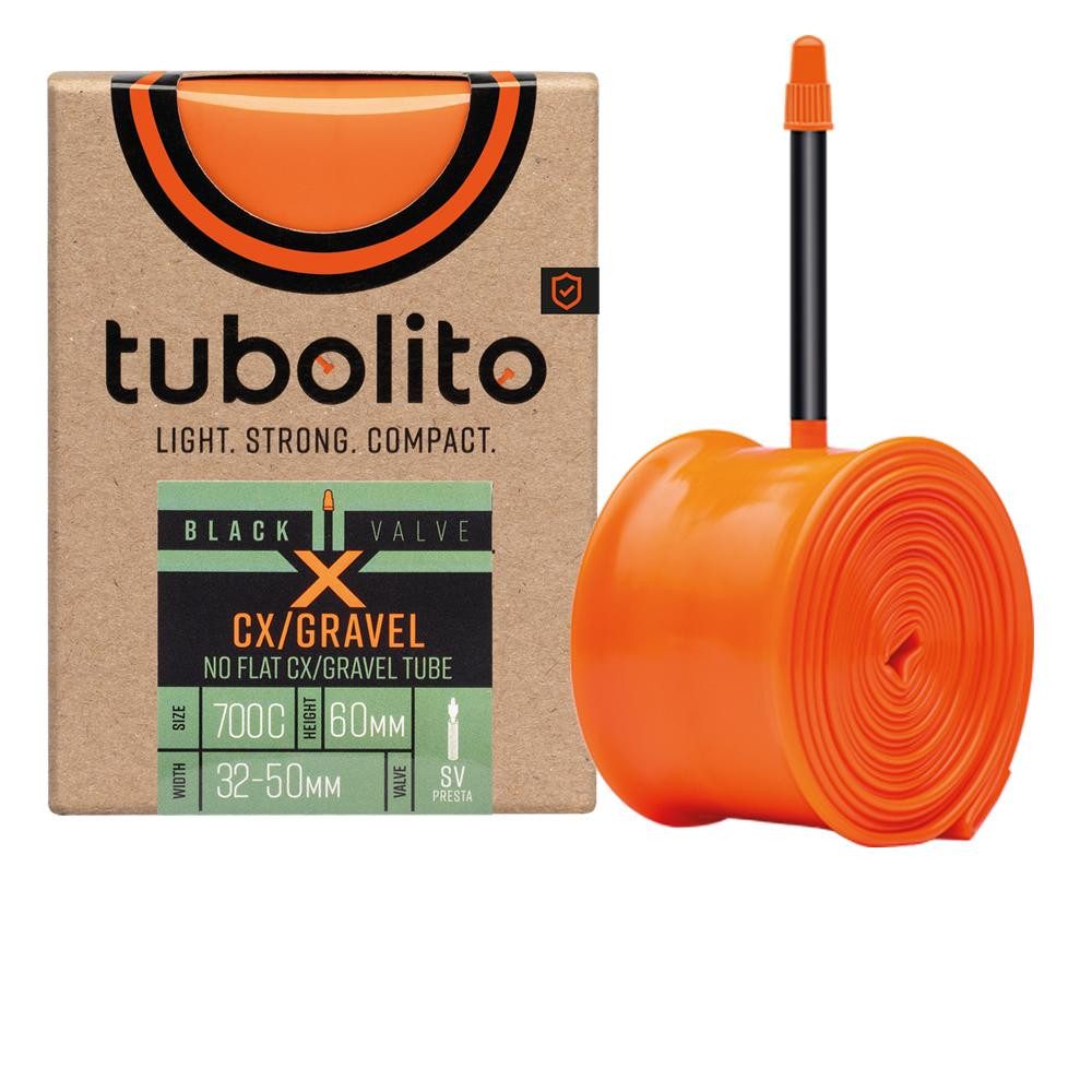Fahrradschlauch tubolito X-Tubo Gravel TPU Fahrradschlauch 32-50 mm Schwarz - ultralei