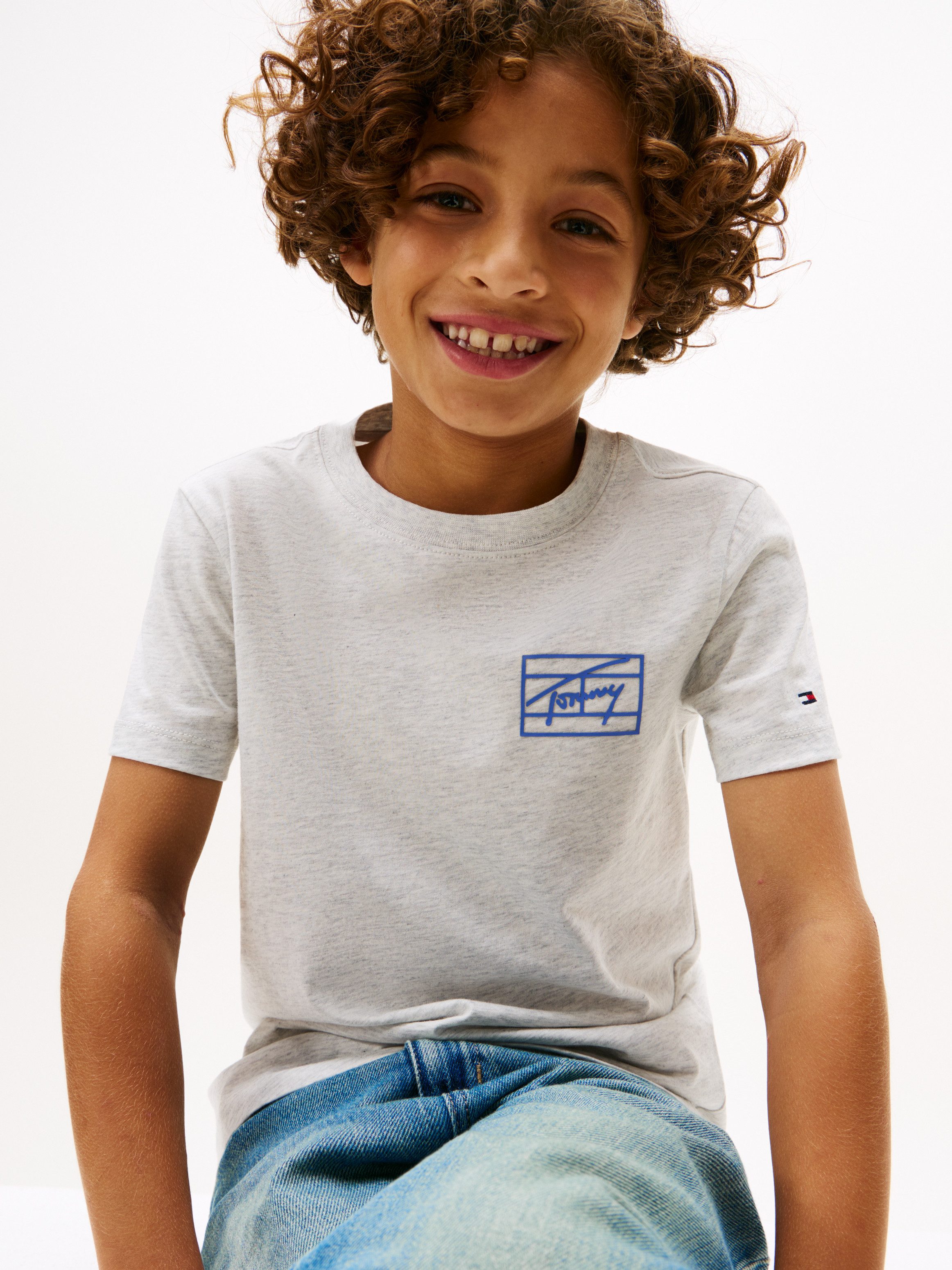 Tommy Hilfiger T-Shirt VARSITY PRINT TEE SS Kinder bis 16 Jahre – Bild 2 von 5