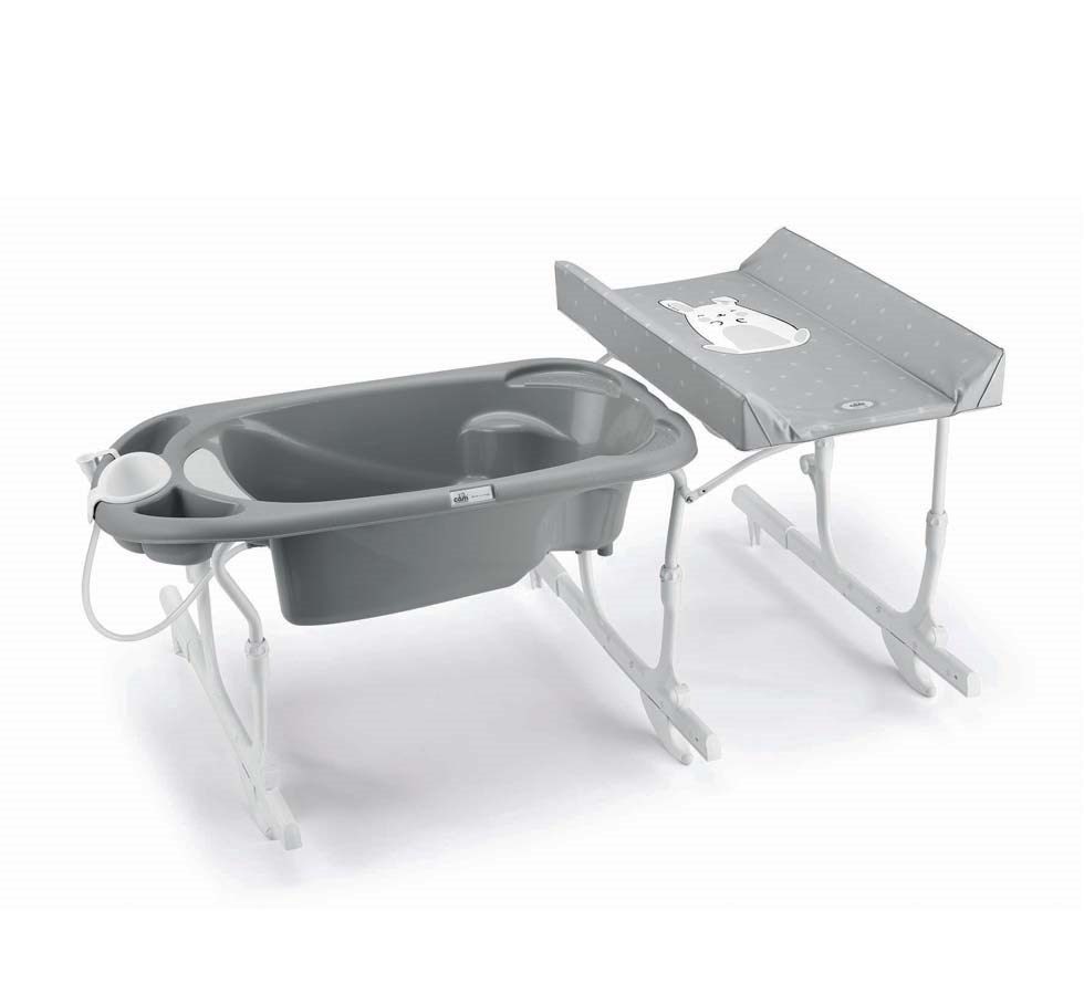 CAM Badewanne Baby Badewanne mit Wickelauflage Idro Baby Estraibile