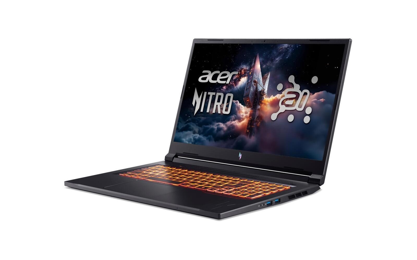 Acer Nitro V17 Gaming Laptop Ryzen 7 RTX 5060 16GB 1TB SSD Windows 11 Gaming-Notebook (43,94 cm/17.3 Zoll, AMD Ryzen 7 260, Geforce RTX 5060, 16 GB, 1000 GB SSD, HDMI, USB 3.2, USB 4.0, RJ-45, MicroSD Kartenleser)