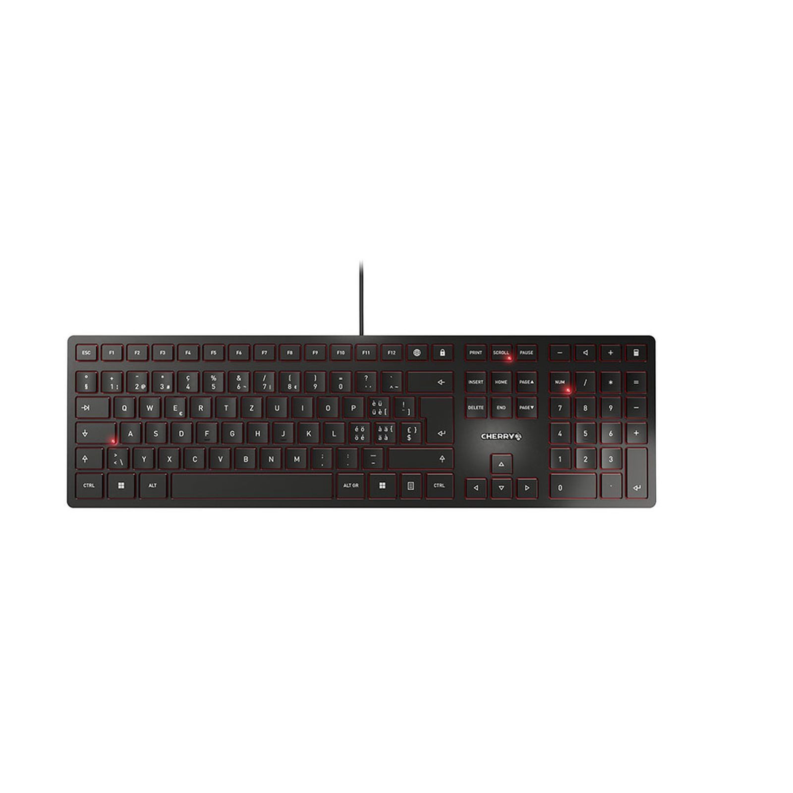 Cherry KC 6000 SLIM - Tastatur - USB - Schweiz - Schlüsselschalter: SX - S... Tastatur