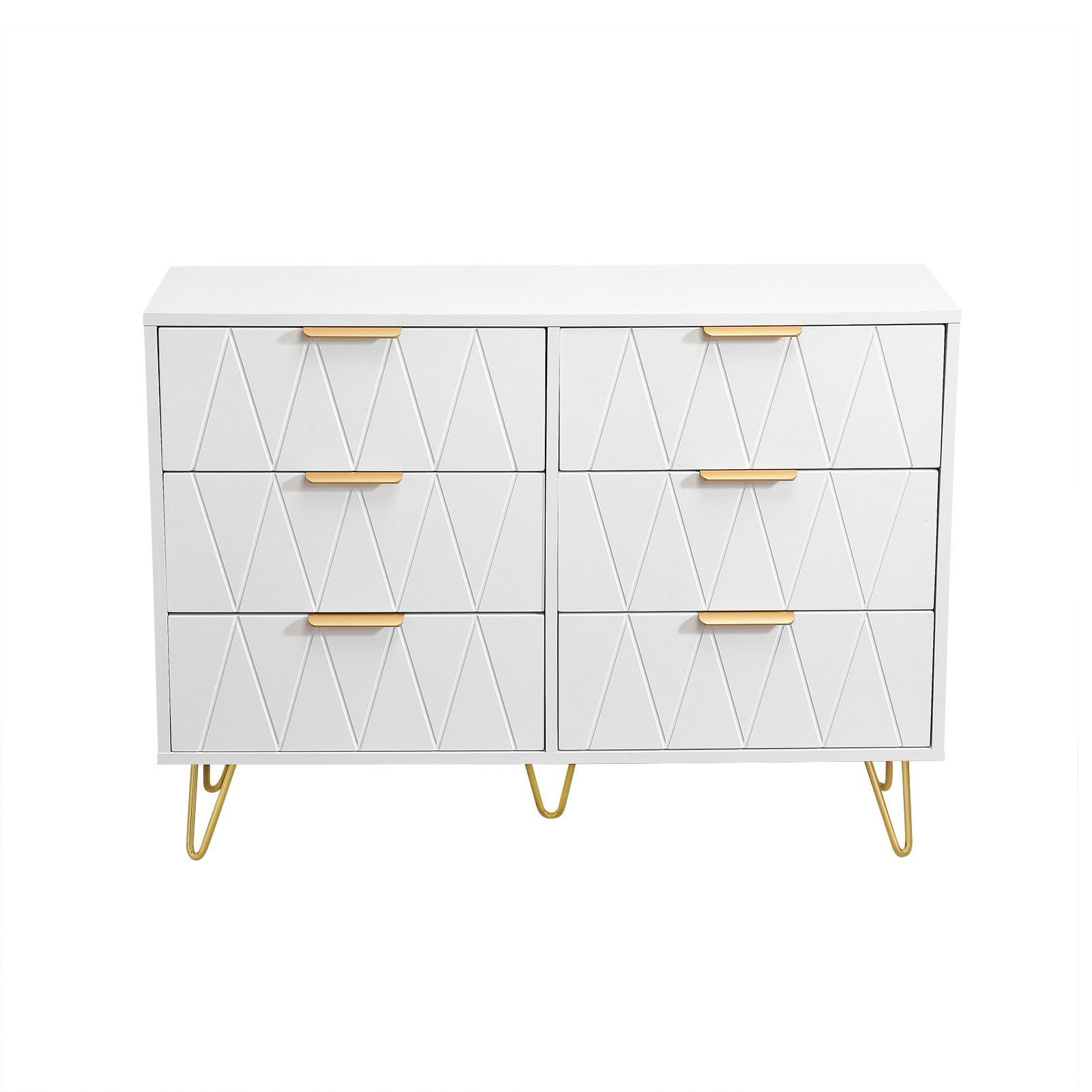 Kommode mit Schubladen Sideboard Schubladenschrank