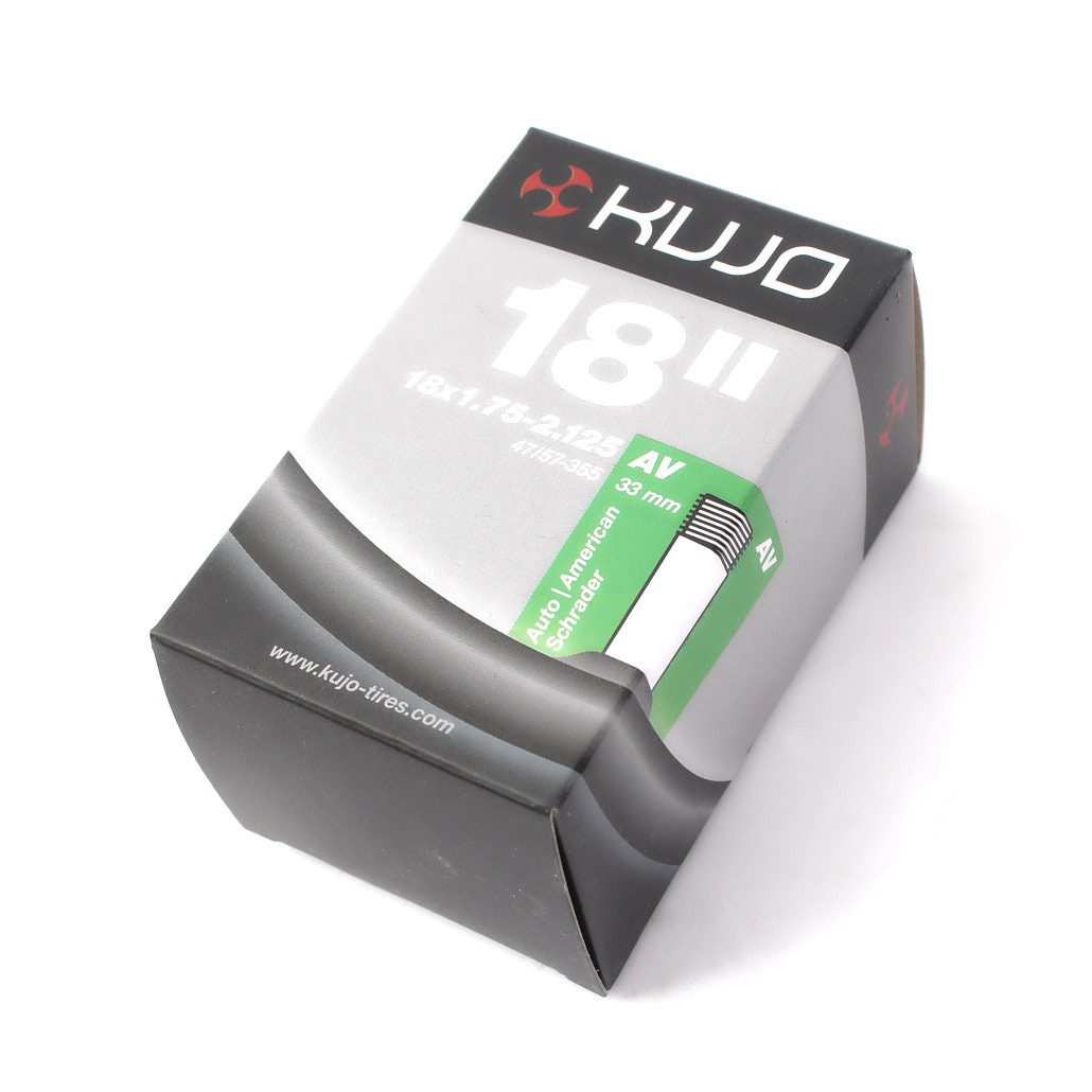KHEbikes Fahrradschlauch KUJO Fahrrad Schlauch 18 Zoll x 1,75-2,125 Zoll AV, 18", (1-St)