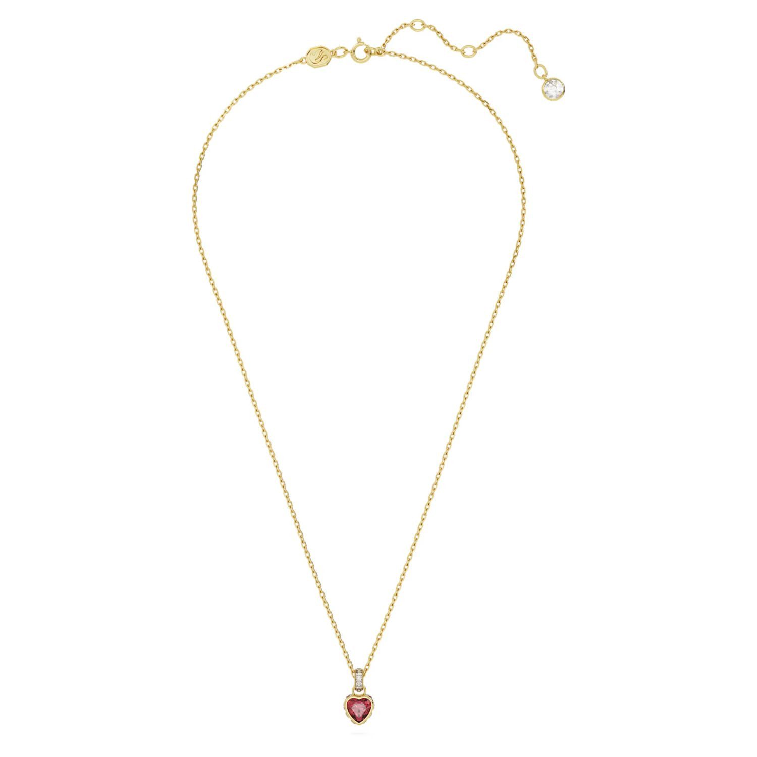 Swarovski Kette mit Anhänger rot...
