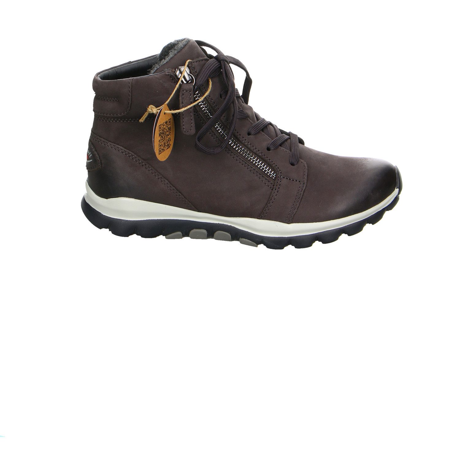 Gabor Fashion Nubuk Comfort Stiefelette grau Stiefelette