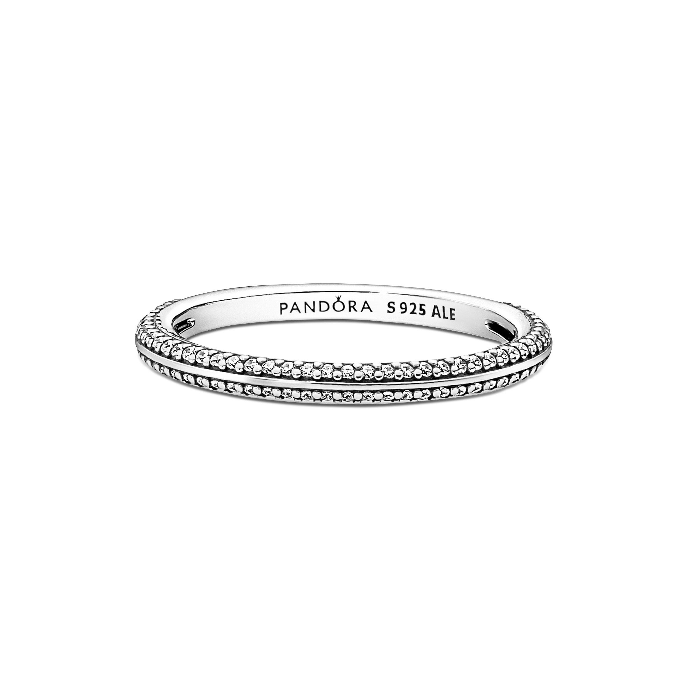 Pandora Silberring Pandora-Sterling silver ring with clear cubic zirconia 199679C01-50