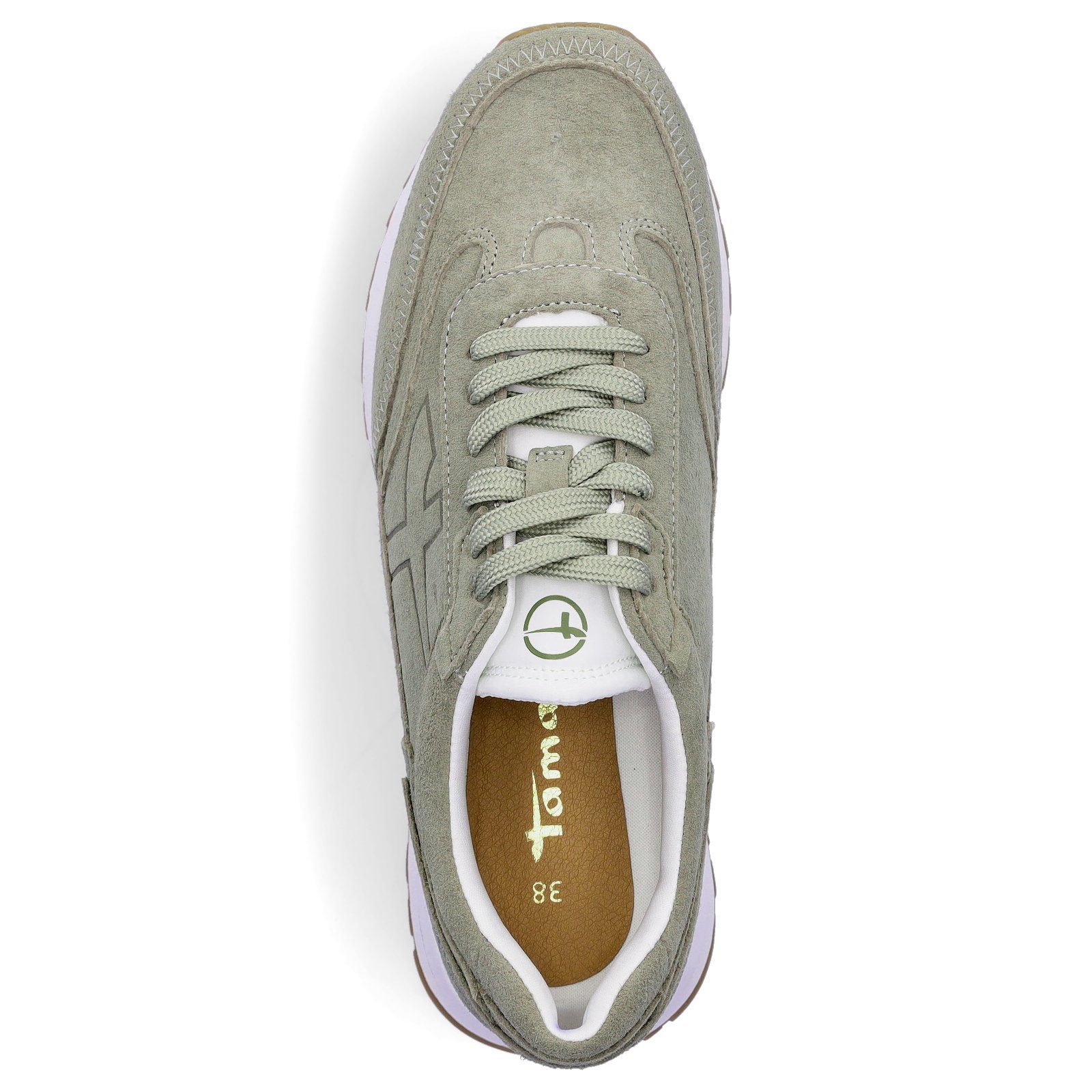 Plateau Tamaris Damen khaki Sneaker Sneaker pistazie Tamaris