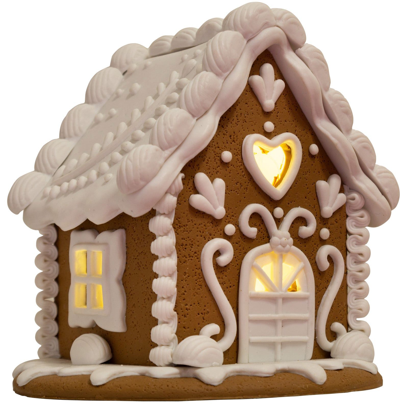 Christmas Paradise Weihnachtshaus Lebkuchenhaus mit LED 14 cm, Weihnachtsde günstig online kaufen