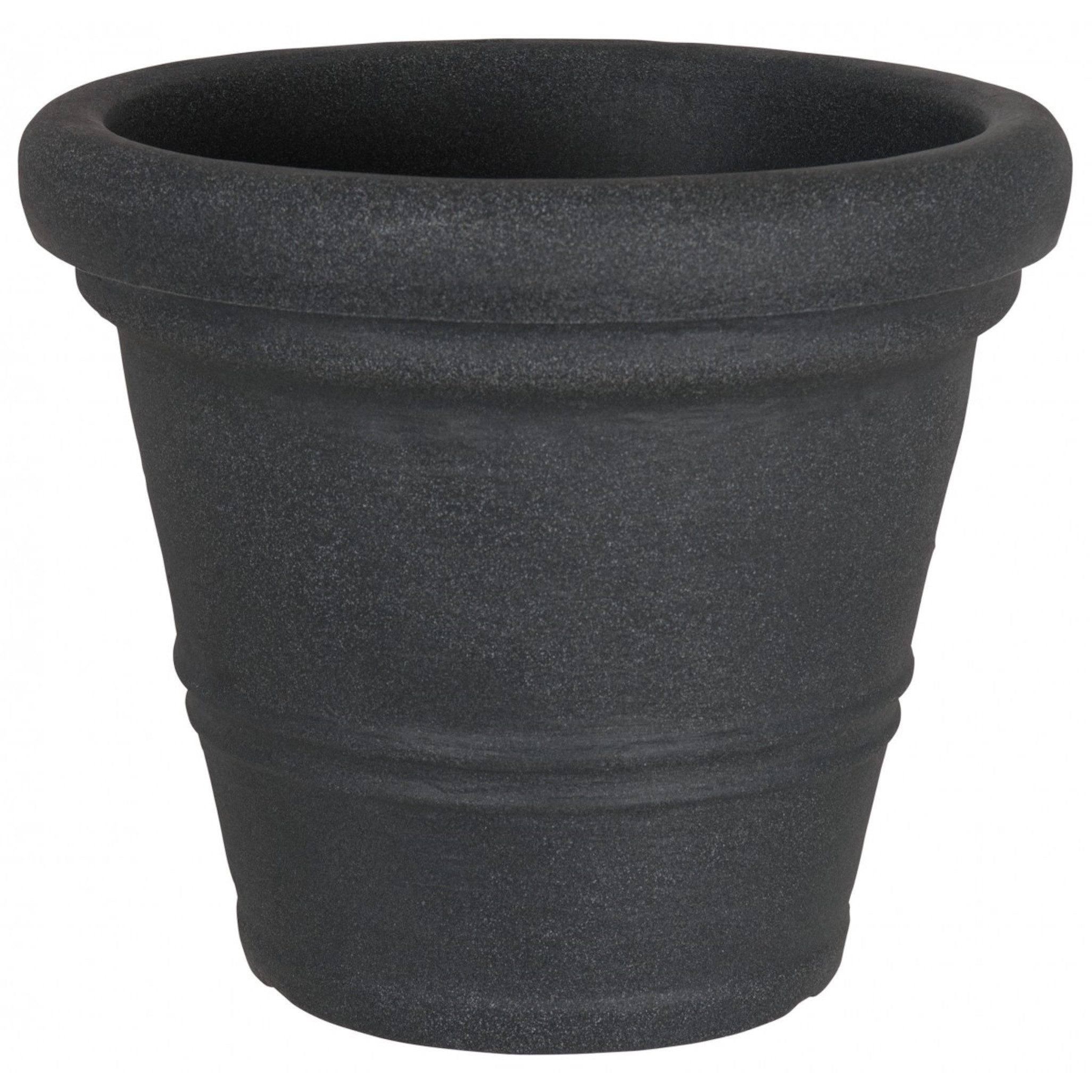 Geli Плантатор Плантатор MILANO rund aus Kunststoff in anthrazit