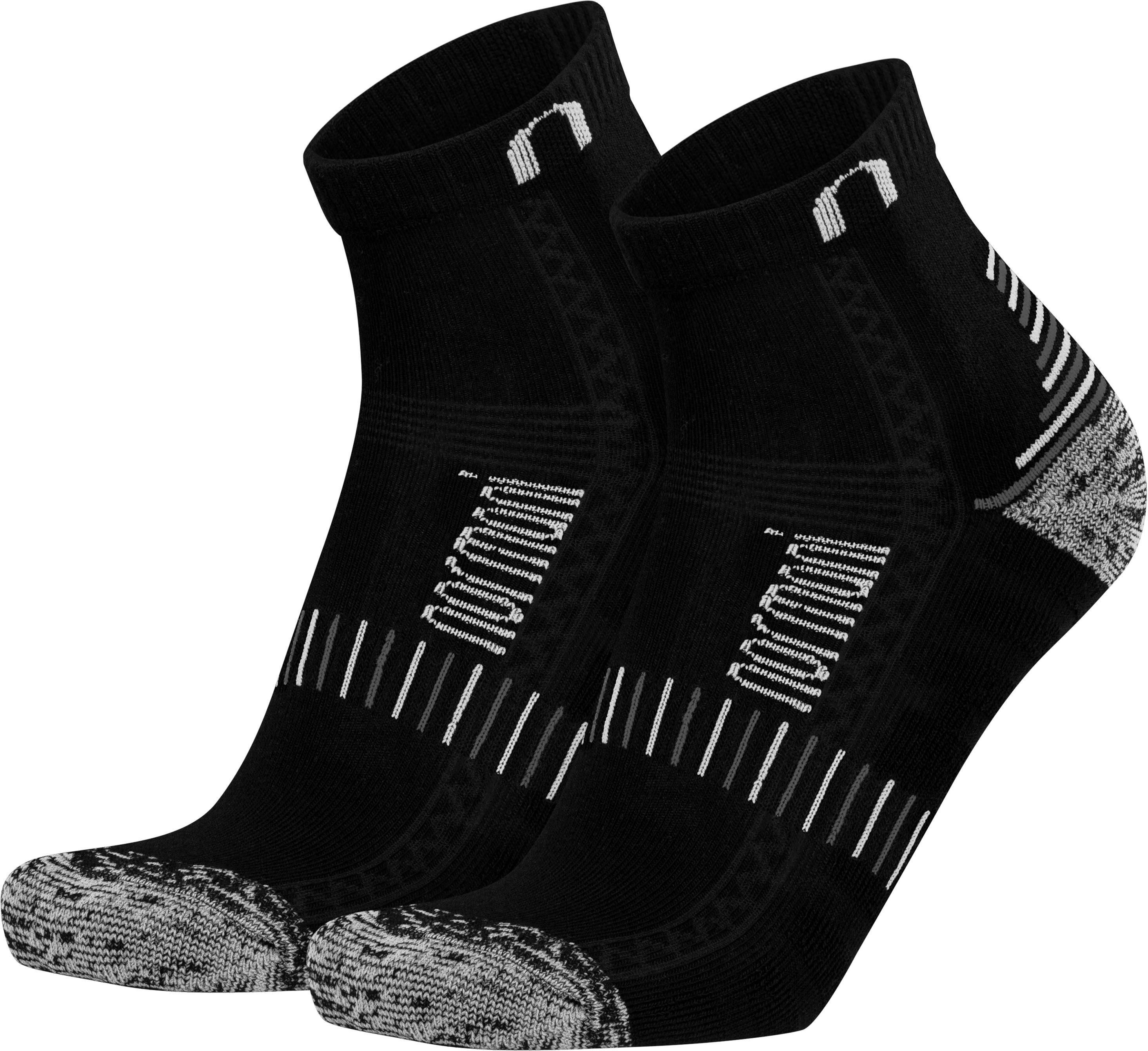 normani Basicsocken 6 Frottee Trekking Viskose Kurzschaftsocken (Set, 3 Paar) seidenweich durch Viskose – Bild 3 von 5