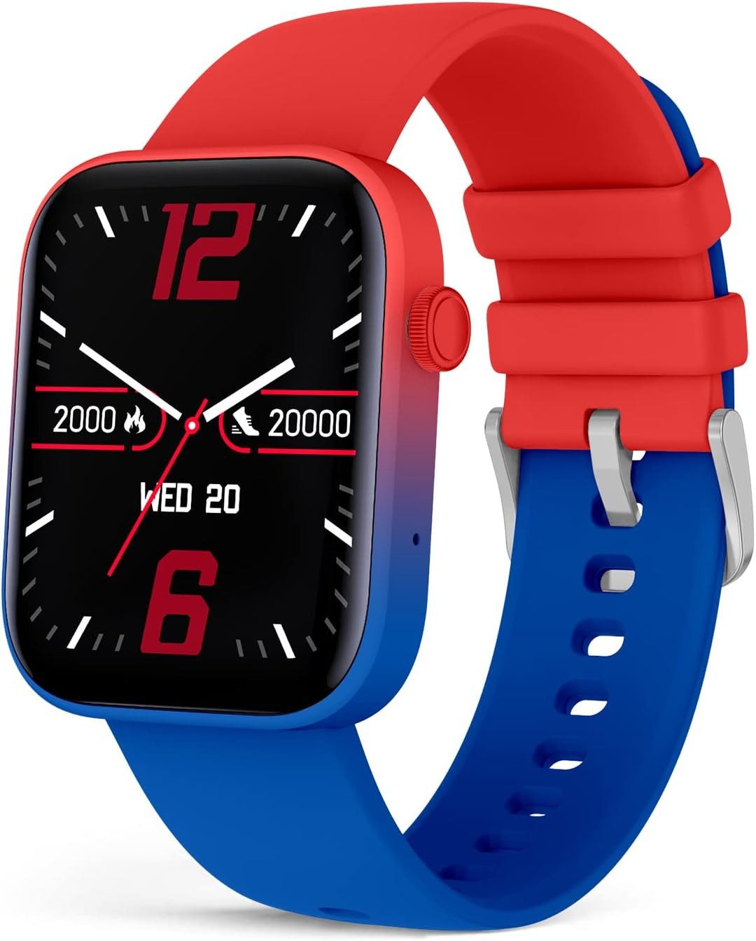 Zero-G Roadster Smartwatch (4,3 cm) Digitaler Fitness Tracker, Multifunktions-Smartwatch: Telefonieren, mit Nachricht Erinnerung/Anruffunktion/Schlafmonitor/IP67