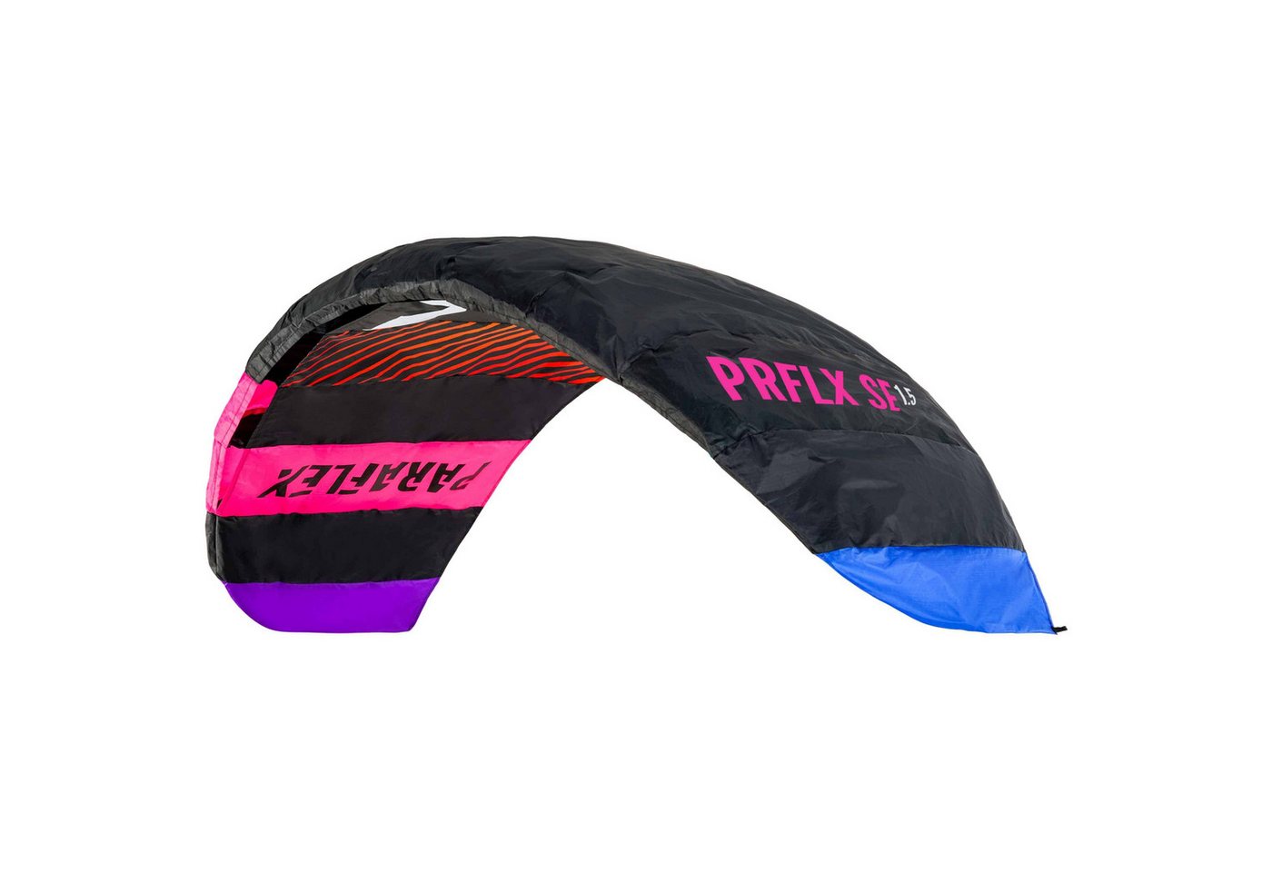 Wolkenstürmer Kite Paraflex SE 1.5 Lenkmatte Ready to Fly für Einsteiger & Erwachsene, (Stunt Kite für Erwachsene 2-Leiner Schwarz Regenbogen 0,6 m², 1-tlg), Lenkmatte 150 cm Ready to Fly, schwarz-regenbogen, Sonderedition