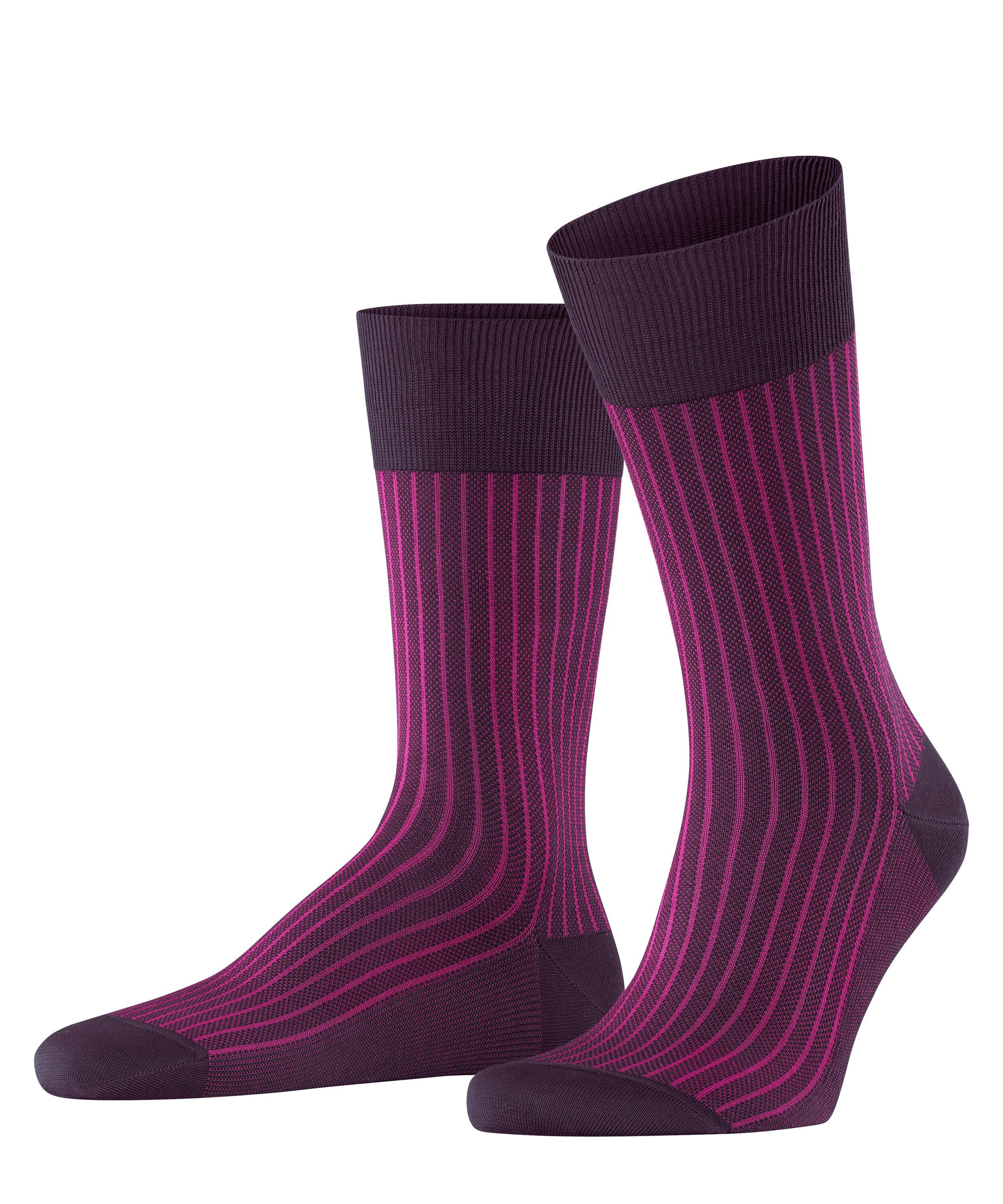 FALKE Oxford Stripe Socken aus Fil d'Ecosse Baumwolle (1-Paar) aus Fil d'Ecosse Baumwolle