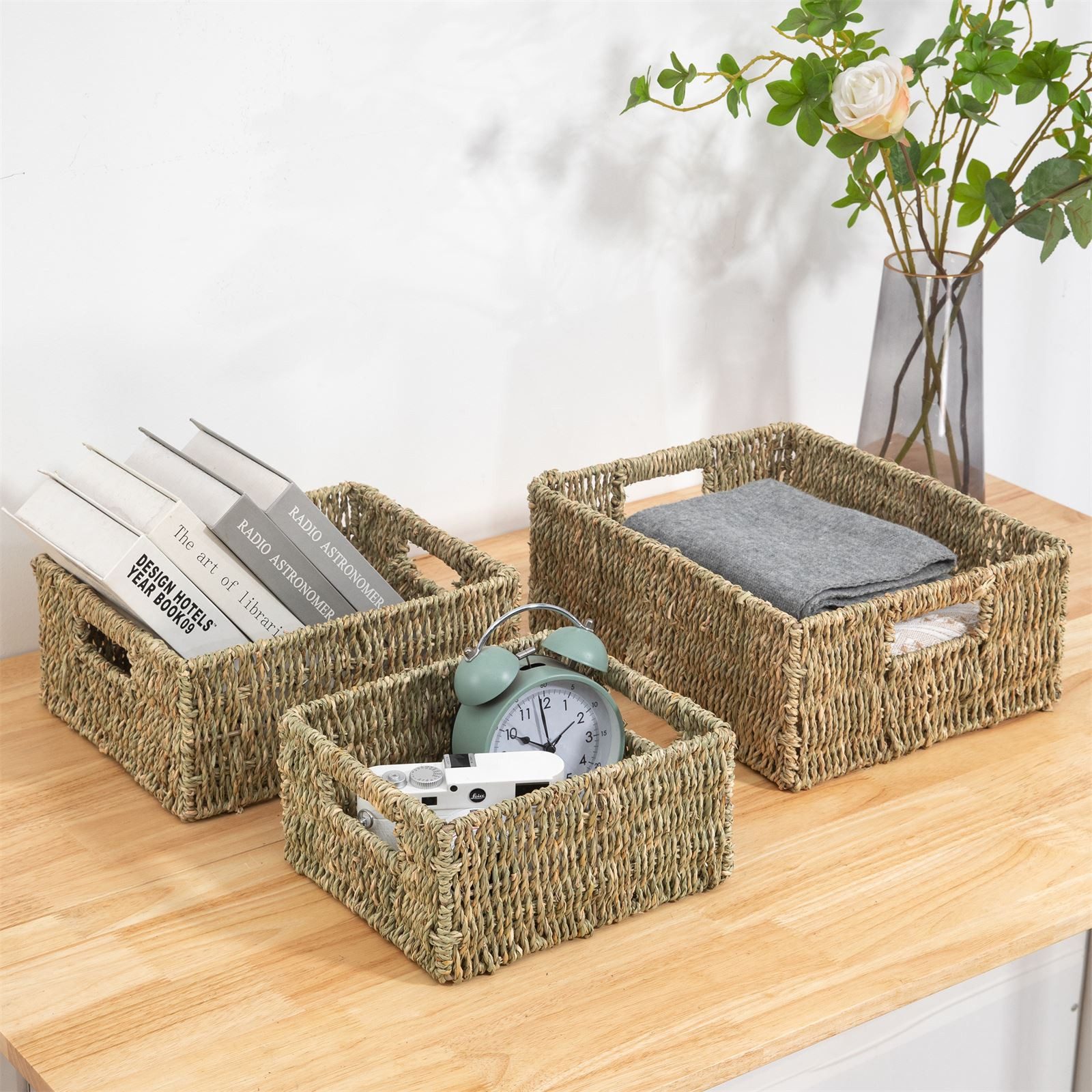 IDIMEX Aufbewahrungskorb CABO (Set), Aufbewahrungsbox 3er Set geflochten au günstig online kaufen