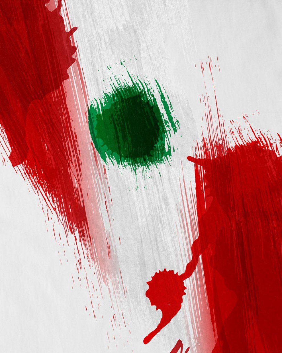 style3 Print-Shirt Herren EM Fahne Peru T-Shirt Sport weiß Fußball WM Flagge