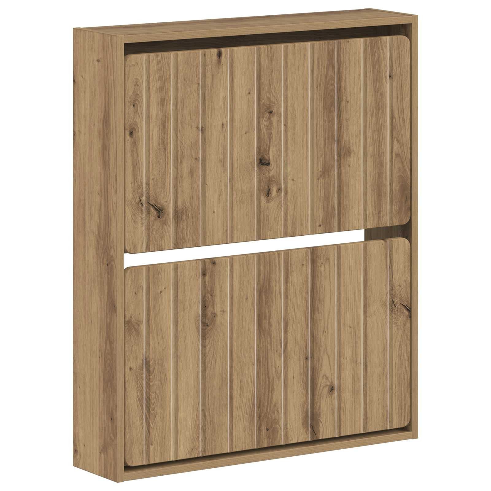 vidaXL Schuhregal Wandmontierter Schuhschrank ZWOLLE 71 x 17 x 86 cm