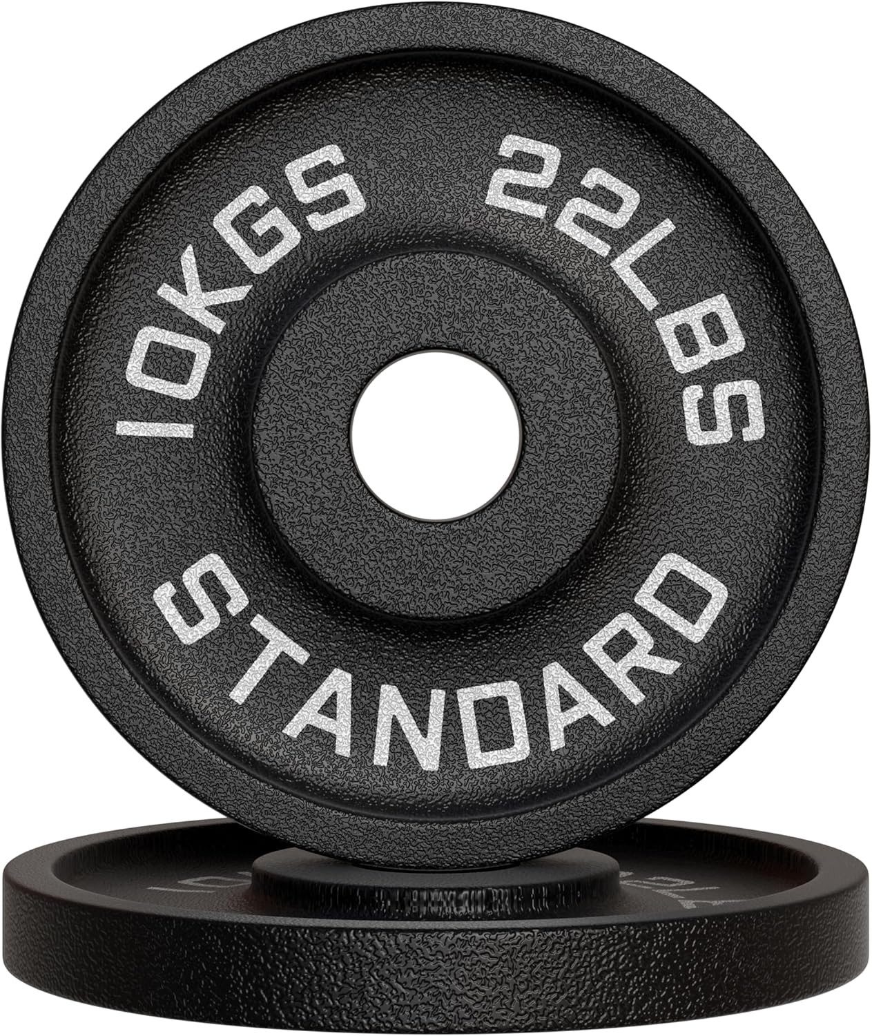 TLGREEN Hantelscheibe aus Gusseisen,olympische Standard-Hantelscheiben, 20 kg, (2-tlg), 50 mm Durchmesser, geeignet für Heim-Fitnessstudios und Krafttraining
