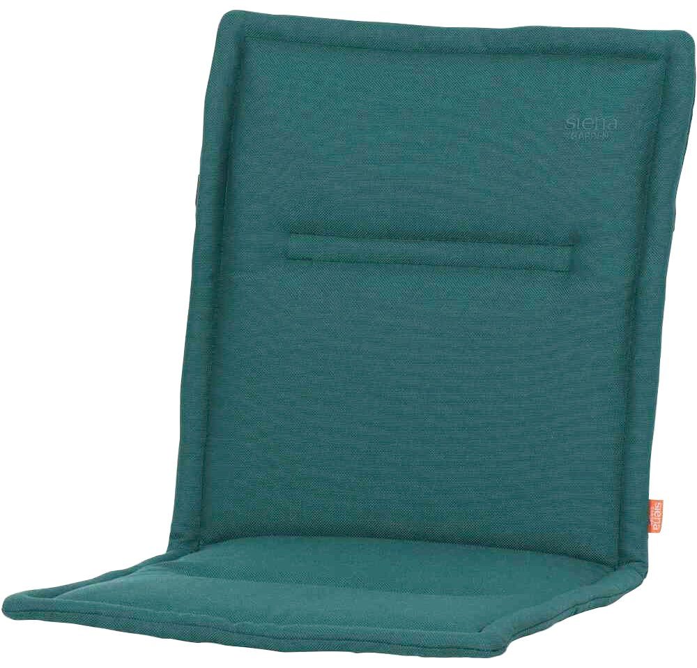 phänomenal Siena Garden Sesselauflage flexible smaragd Musica, cm Haltebänder, 48x100 BxT