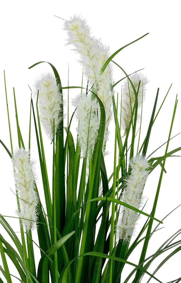 Kunstblume dekojohnson Künstliches Pampasgras als natür Deko-Pflanze 60 Kunstpflanze, Bund Höhe cm dekojohnson, stehend