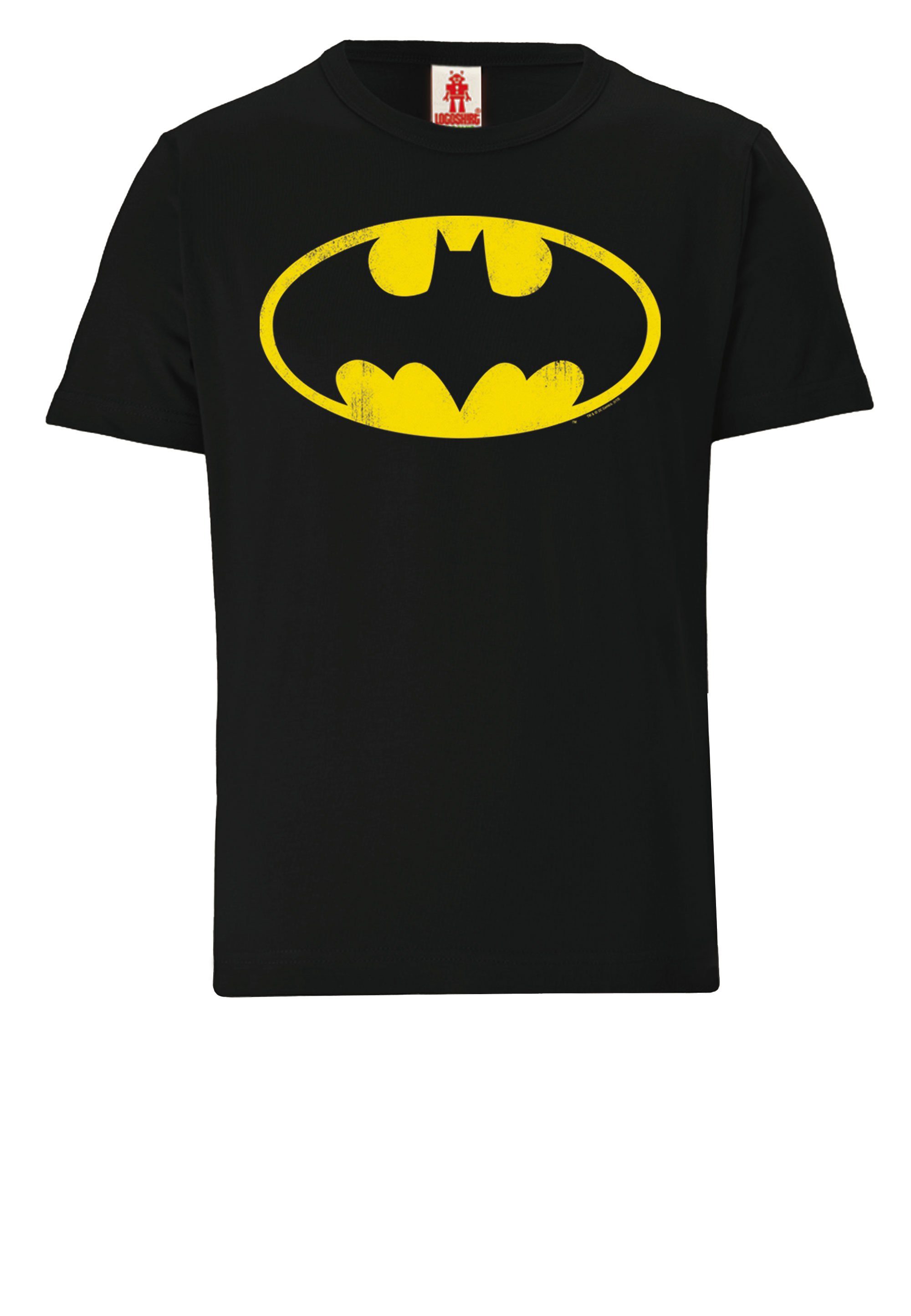 LOGOSHIRT T-Shirt DC Comics Print mit lizenziertem Batman 