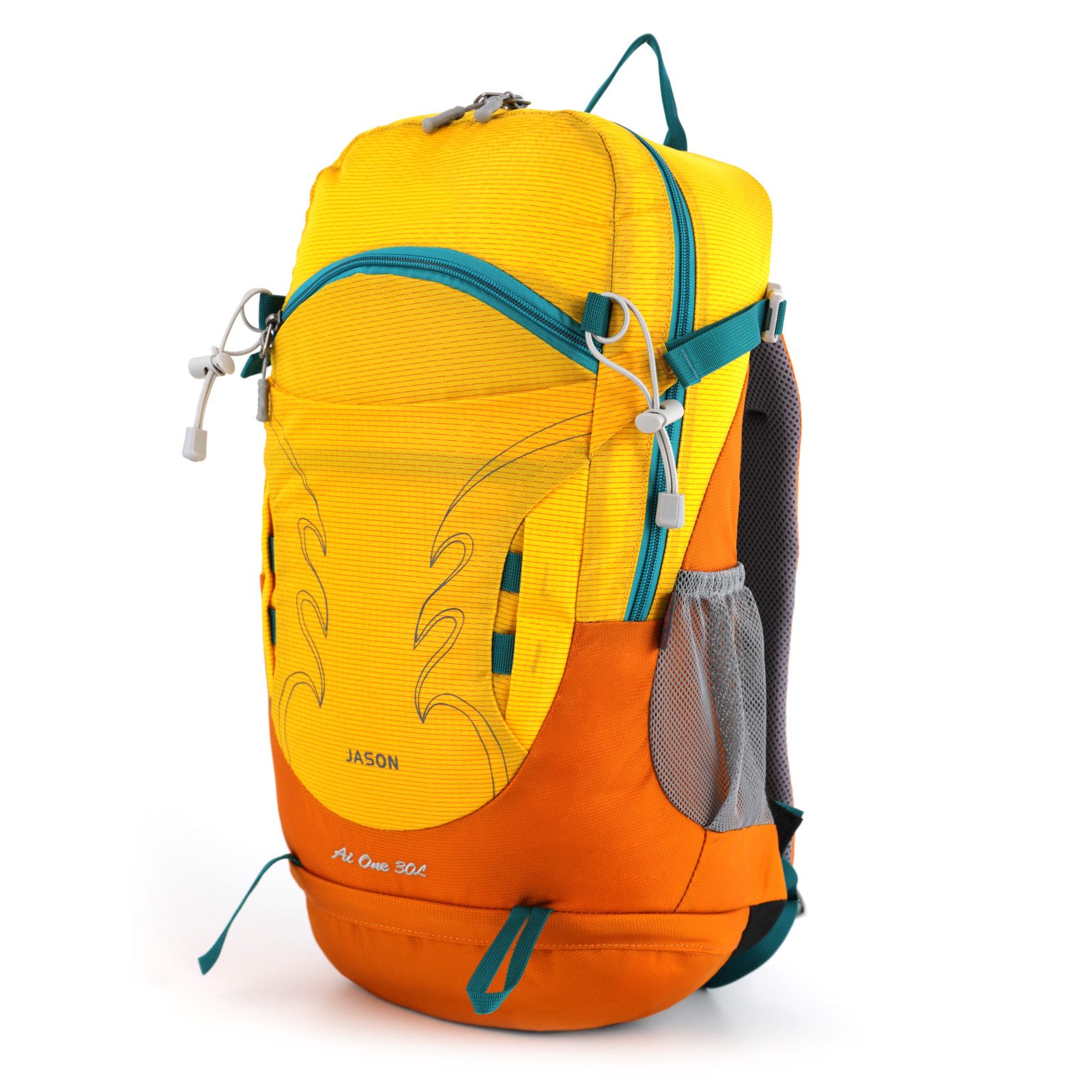 TAN.TOMI Kletterrucksack 30L Großer Wanderrucksack mit Rückenbelüftung, wasserabweisend (Ausgestattet mit 1-Rucksack und 1-Regenabdeckung), mit Regenschutz für Outdoor Reisen Camping Trekking