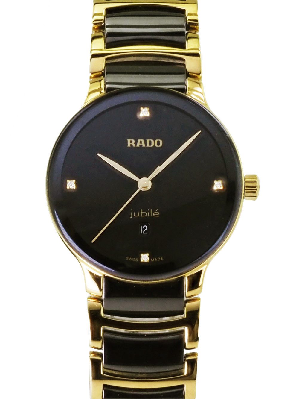 Rado Schweizer Uhr Damen Uhr R30025712 Centrix Diamonds Ø 30,5 mm