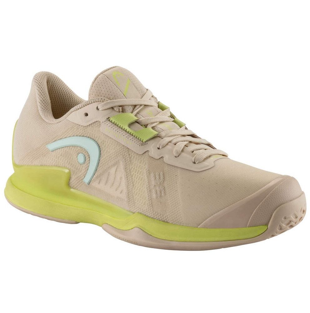 Head Sprint Pro 3.5 Allcourt beige/limegrün Damen Tennisschuh