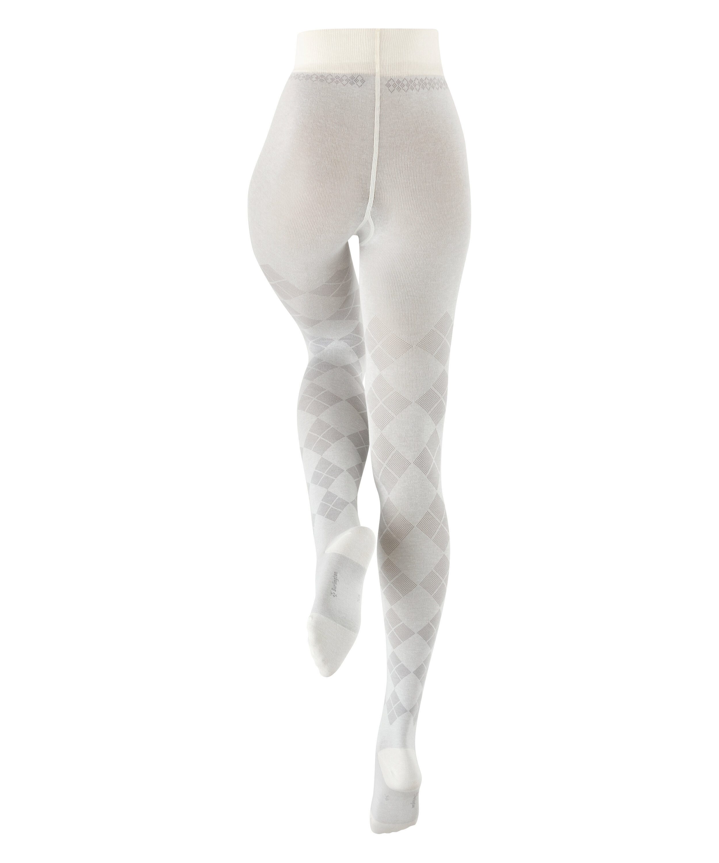 Burlington Strickstrumpfhose Elegant Essence Strumpfhose mit Argyle-Muster (1 St) mit Argyle-Muster