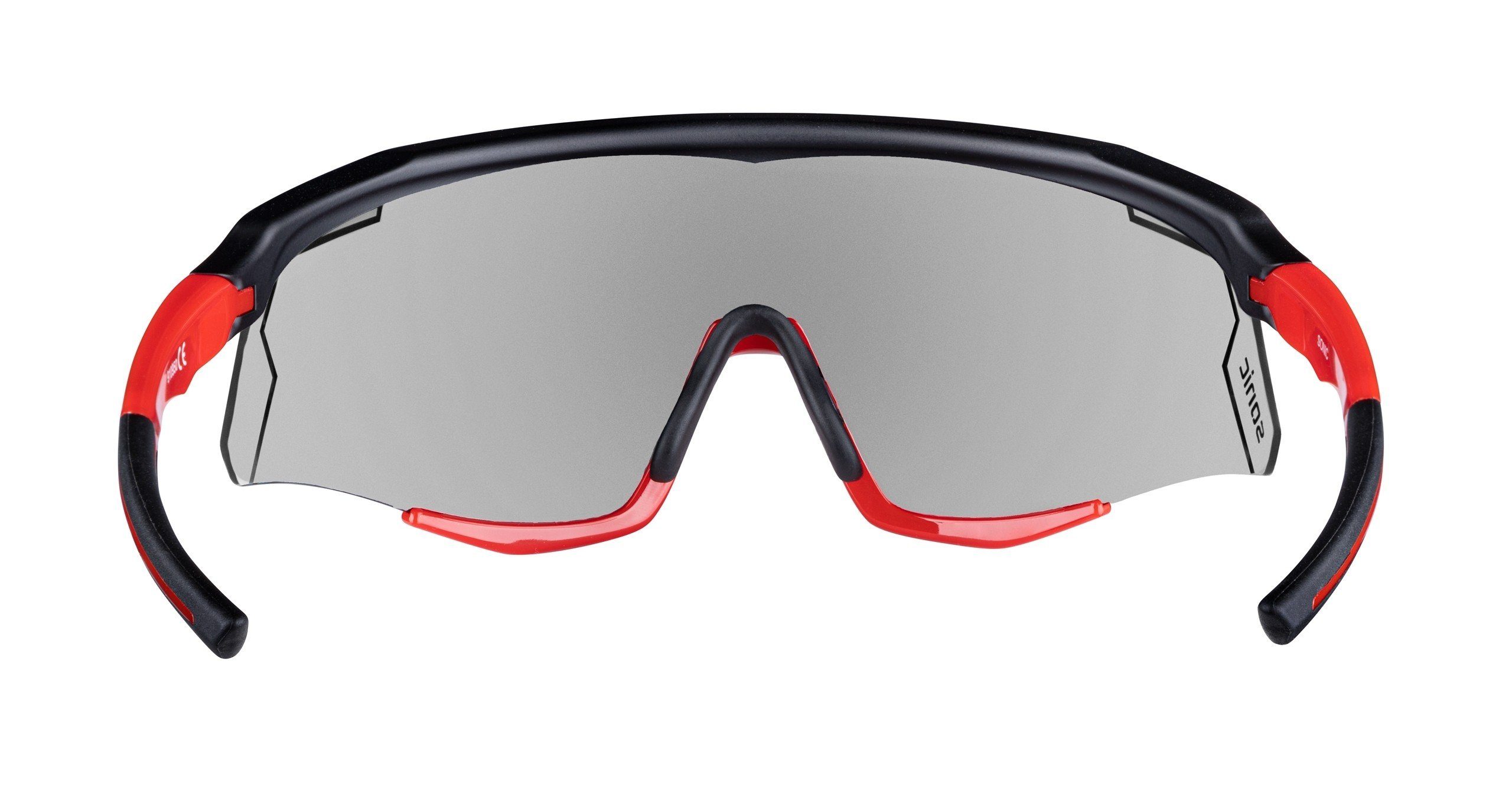 SONIC Sonnenbrille Fahrradbrille rot-schwarz FORCE lens photochromic FORCE