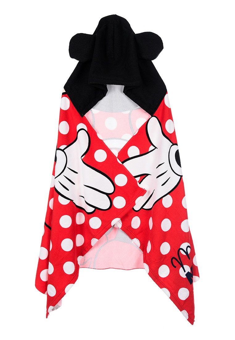 Disney Minnie Mouse Handtuch Kinder Kapuzenhandtuch 70x140cm