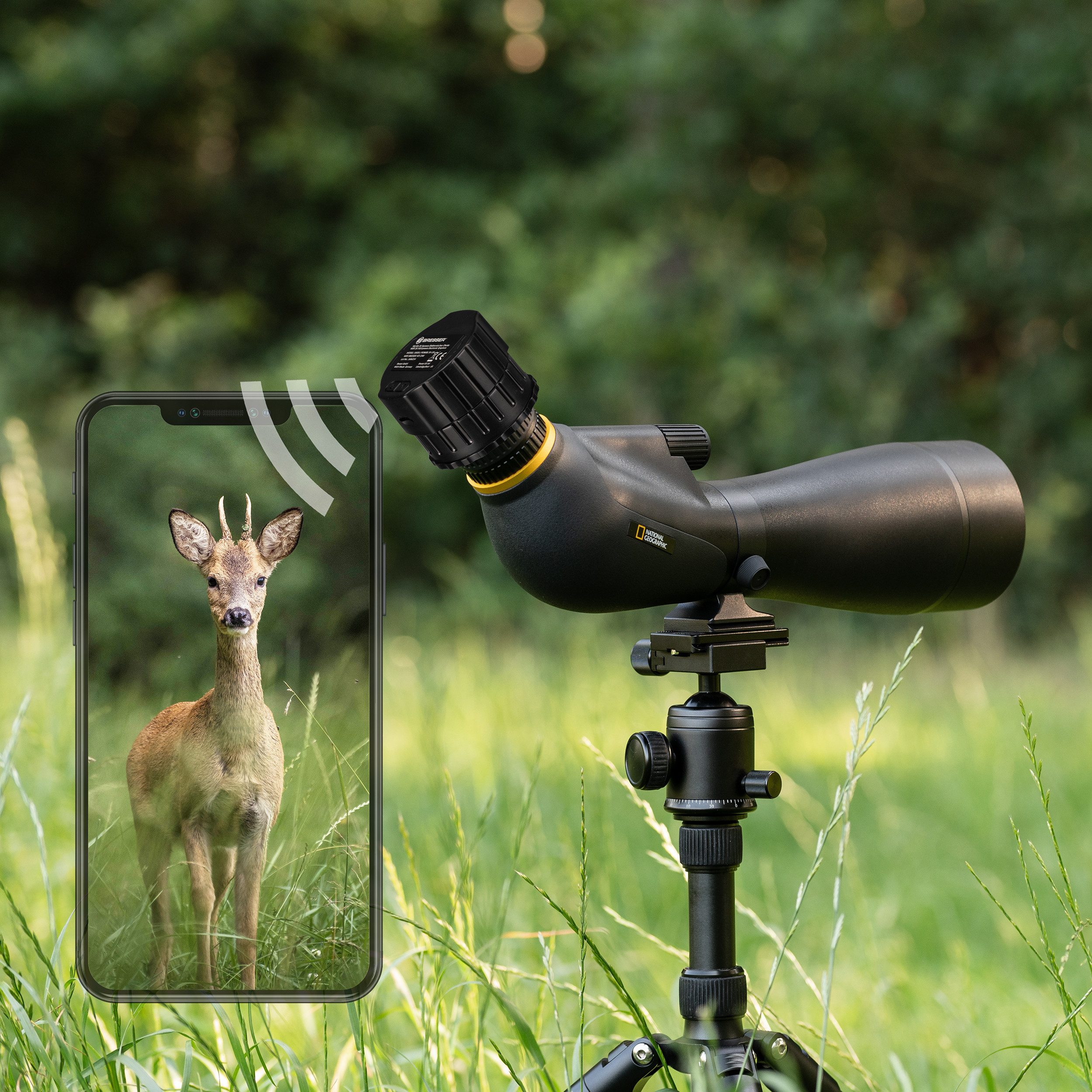 NATIONAL GEOGRAPHIC NATIONAL GEOGRAPHIC Adventurer 20-60x80 Spektiv inkl. WLAN-Okularkame… Spektiv