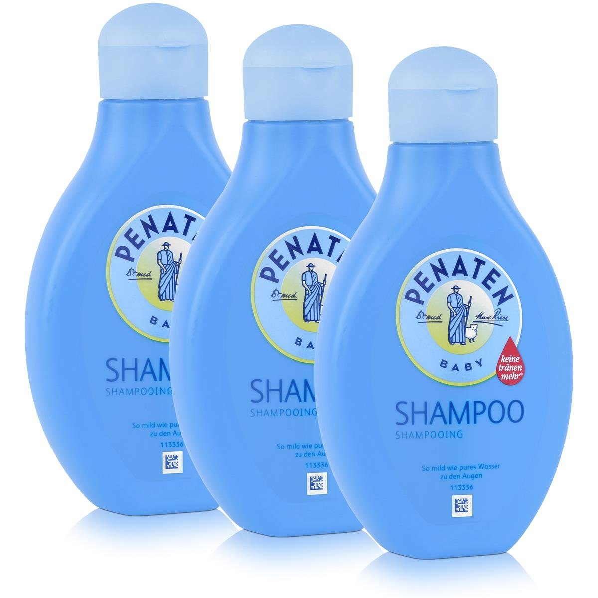 Babypflege-Set Penaten Baby Shampoo 400ml - So mild wie pures Wasser (3er Pack)
