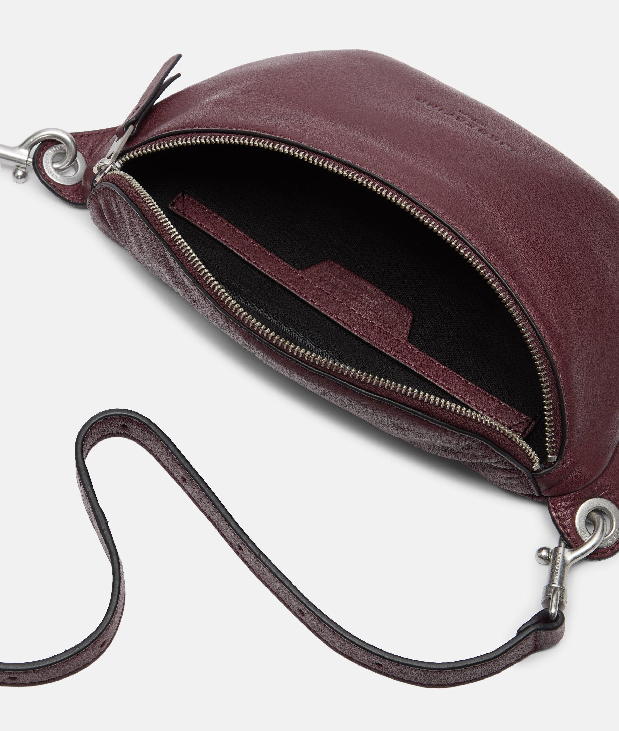Liebeskind Berlin Gürteltasche Tavia Umhängetasche M, Geräumige Gürteltasche aus Schafsleder