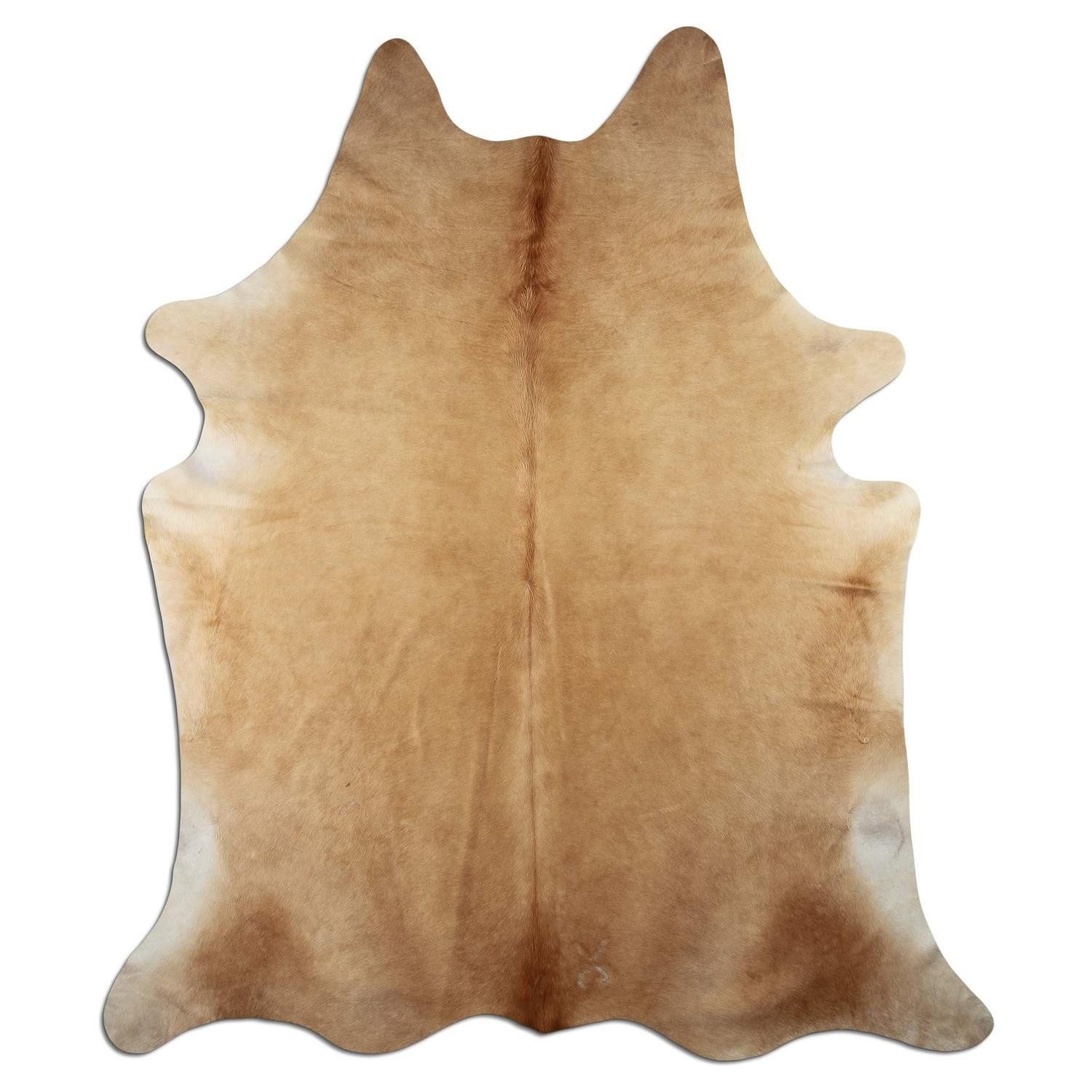 Livorio Fellteppich - beige, Kuhfell, Premium Kuhfell Teppich,Rinderfell,Echtfell