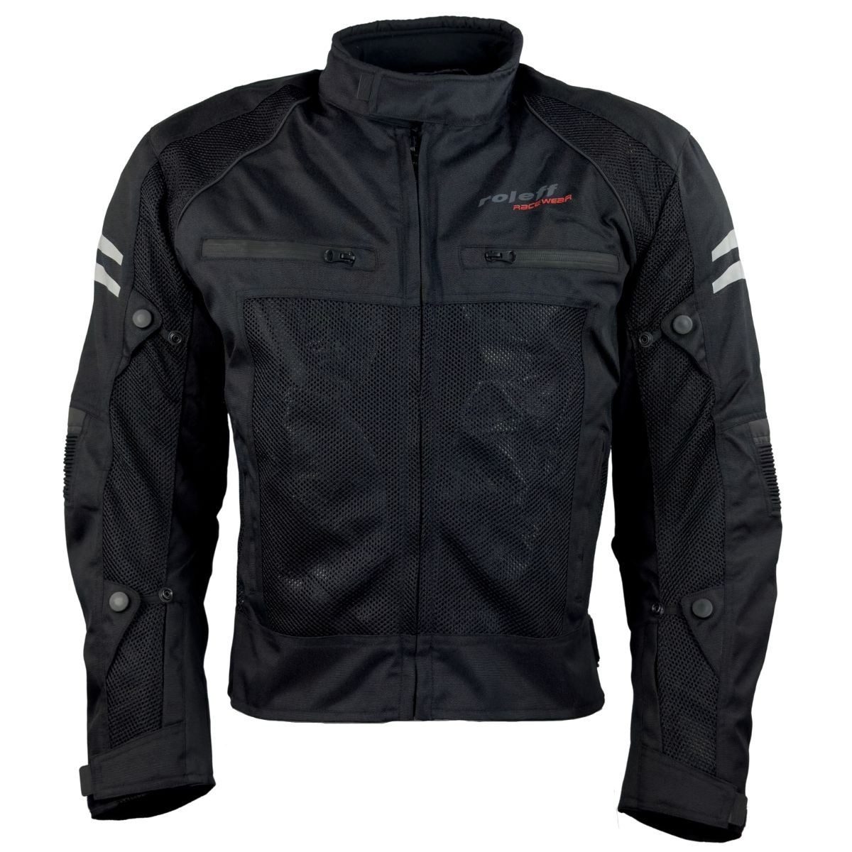 roleff Motorradjacke RO613 Mesh Sommerjacke - Belüftung, atmungsaktiv mit Klimamembrane auch in großen Größen, auch in anderen Farben