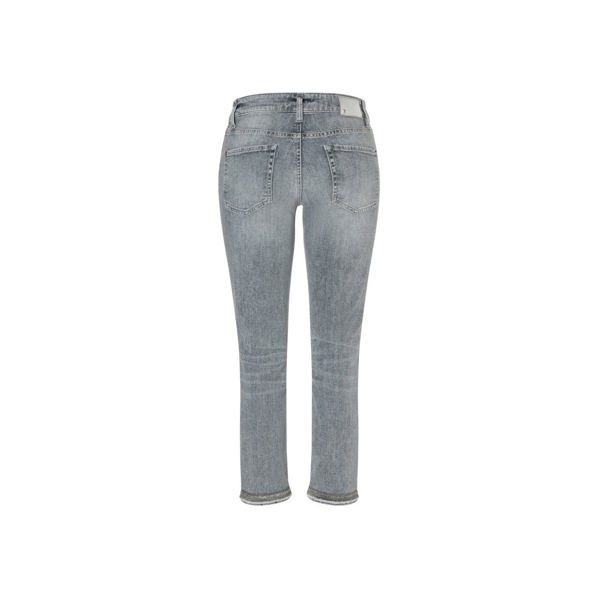 Cambio 5-Pocket-Jeans grau (1-tlg)