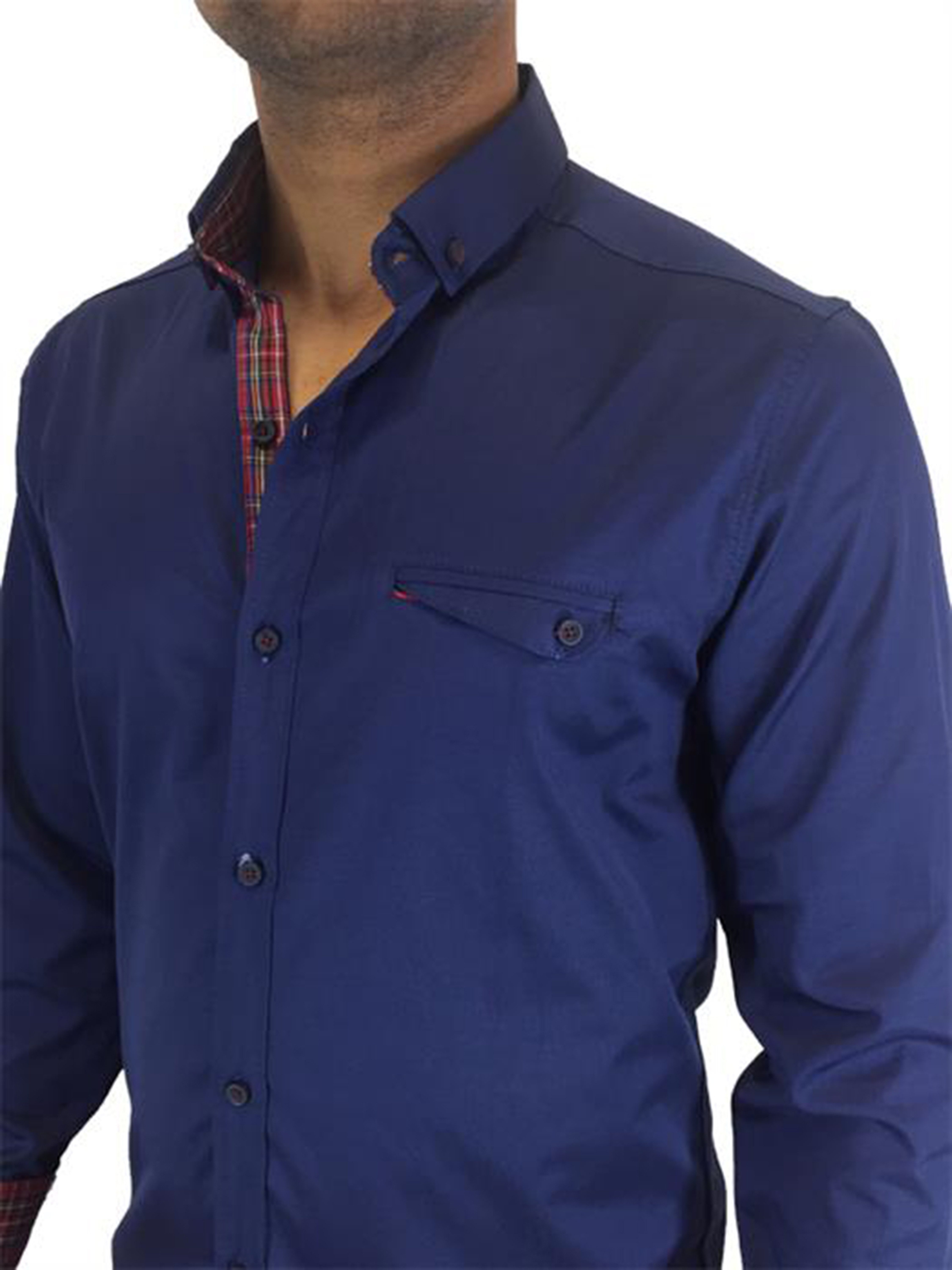 Megaman Jeans Langarmhemd Premium Herren Hemd günstig online kaufen