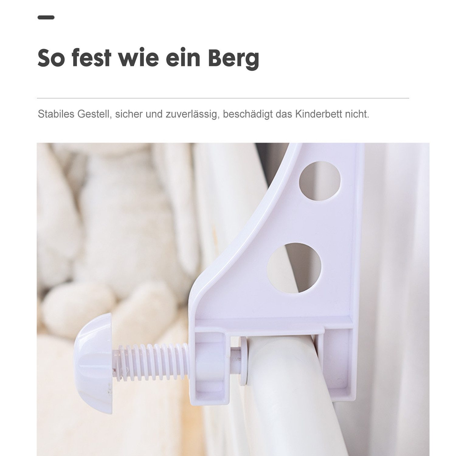 AIMAX Mobile Mobile Baby Musikalisches Baby-Mobile fürs Kinderbett Musik-Spielzeug, (Kinderwagen, Babybett Zubehör Spielzeug Baby Windspiel Babymöbel-Set, Süßen Tieren Bettglocke Anhänger Babyzimmer Bett Jungen und Mädchen), Geschenk für Babys von 0–5 Monaten, Neugeborene, Kleinkinder