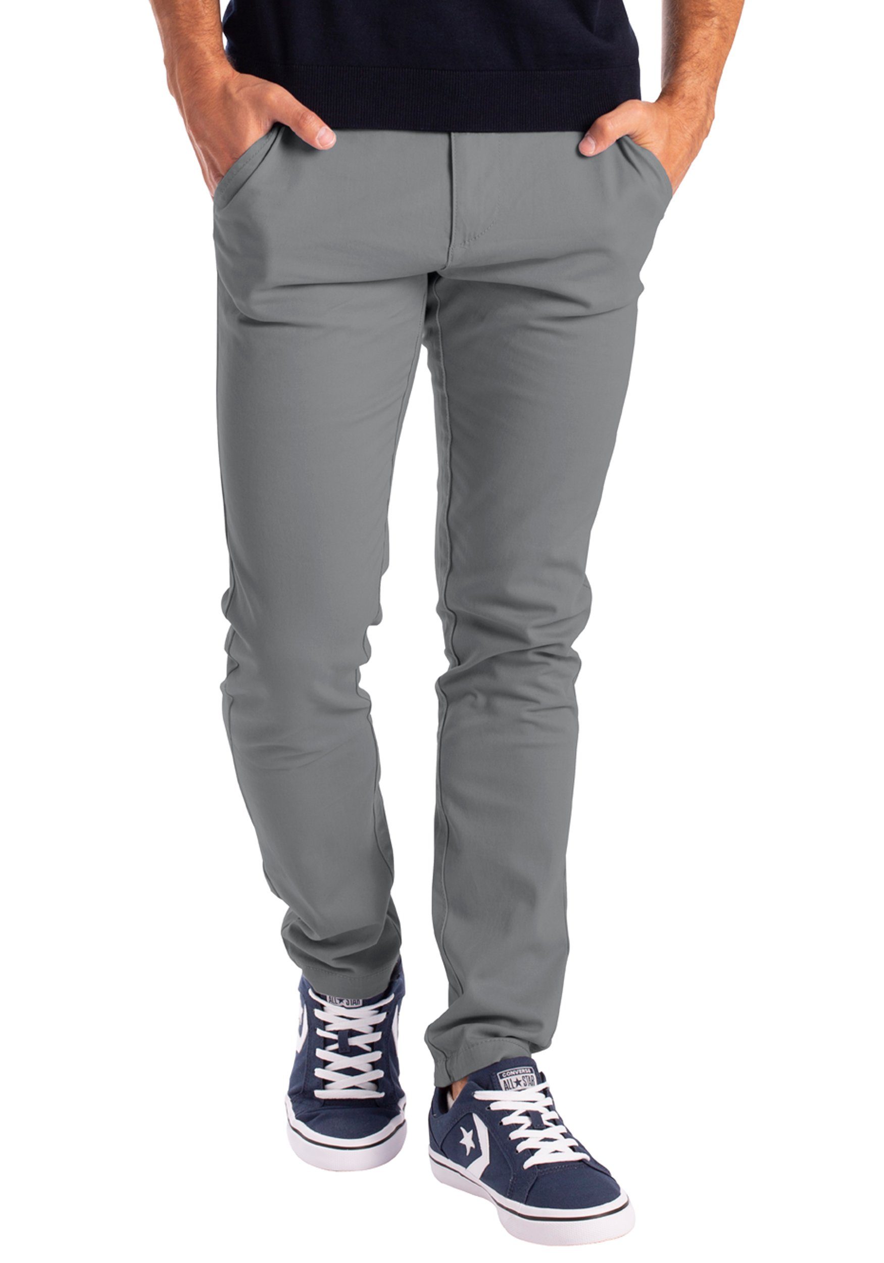 BlauerHafen Chinohose Herren Chino Hose Stretch günstig online kaufen