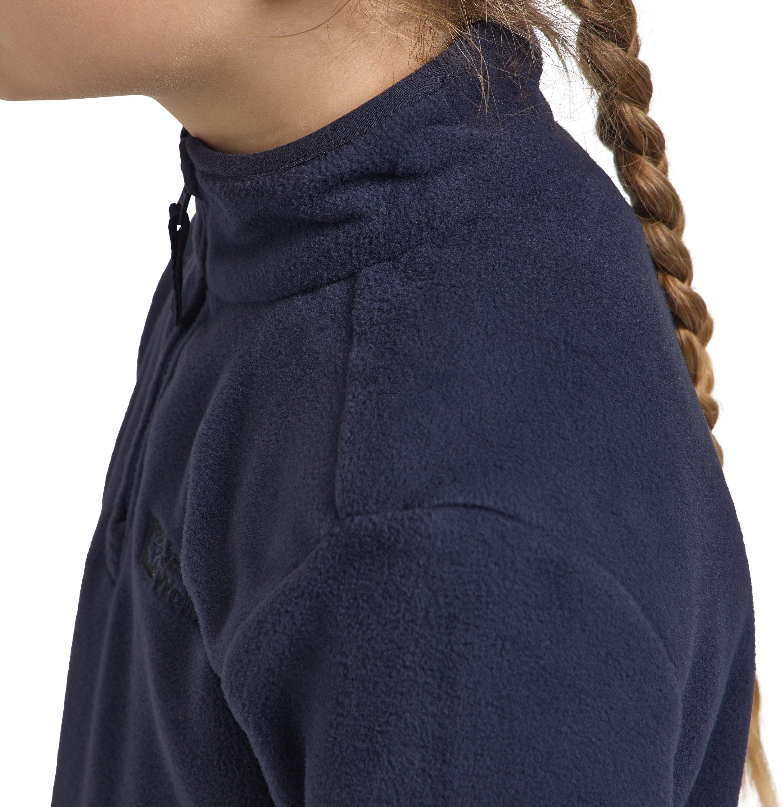 Jack Wolfskin Stehkragenpullover TAUNUS HALFZIP K mit hohem Stehkragen, aus Fleece-Material