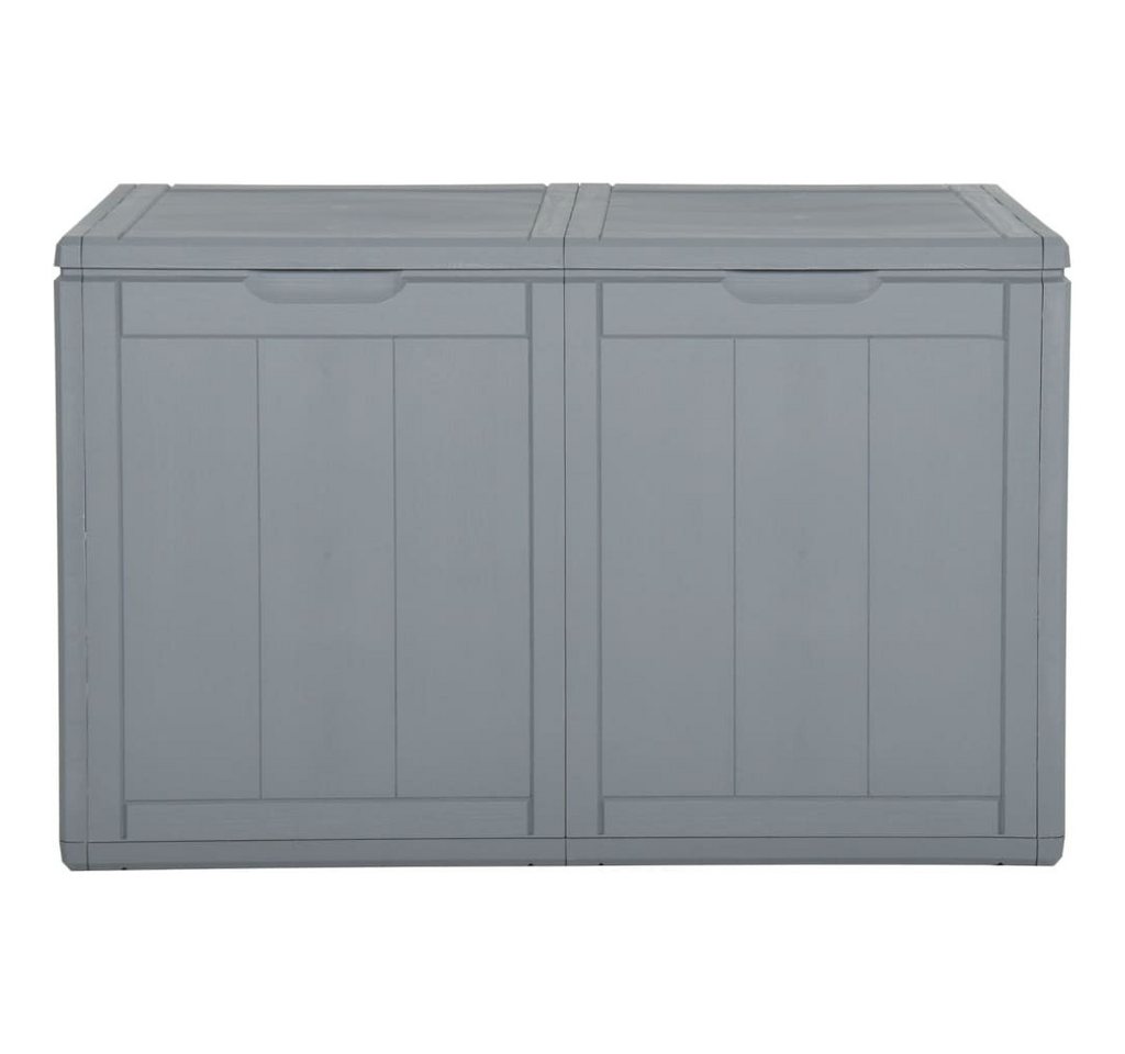 Thumbnail - vidaXL Gartenbox Garten-Aufbewahrungsbox 180 L Grau PP-Holzoptik