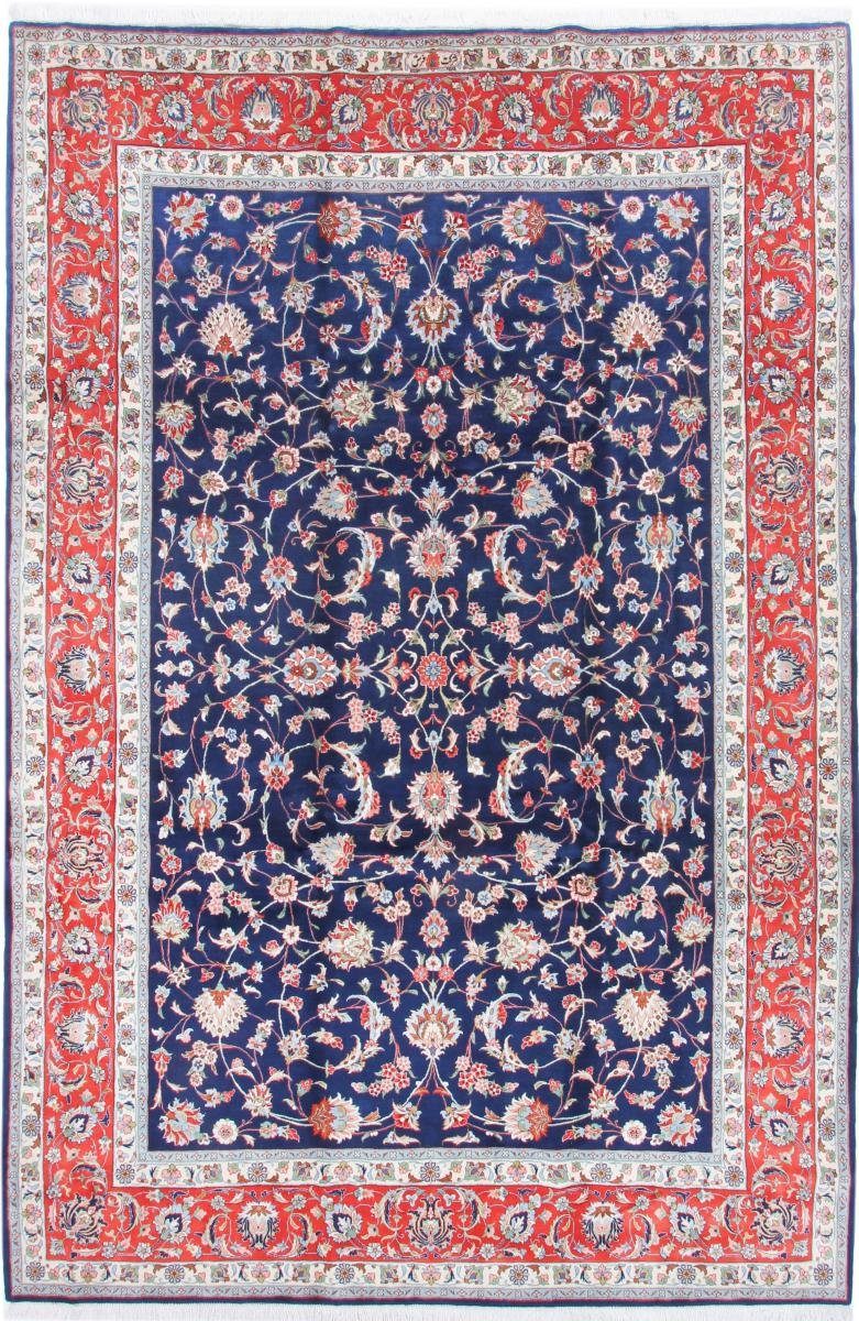 Orientteppich / Orientteppich Nain 8 Isfahan Sherkat Perserteppich, Handgeknüpfter Trading, 256x376 rechteckig, mm Höhe: