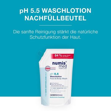 numis med Flüssigseife Waschlotion ph 5.5 Nachfüllbeutel - vegane Hautpflege (1x 500 ml), 1-tlg.