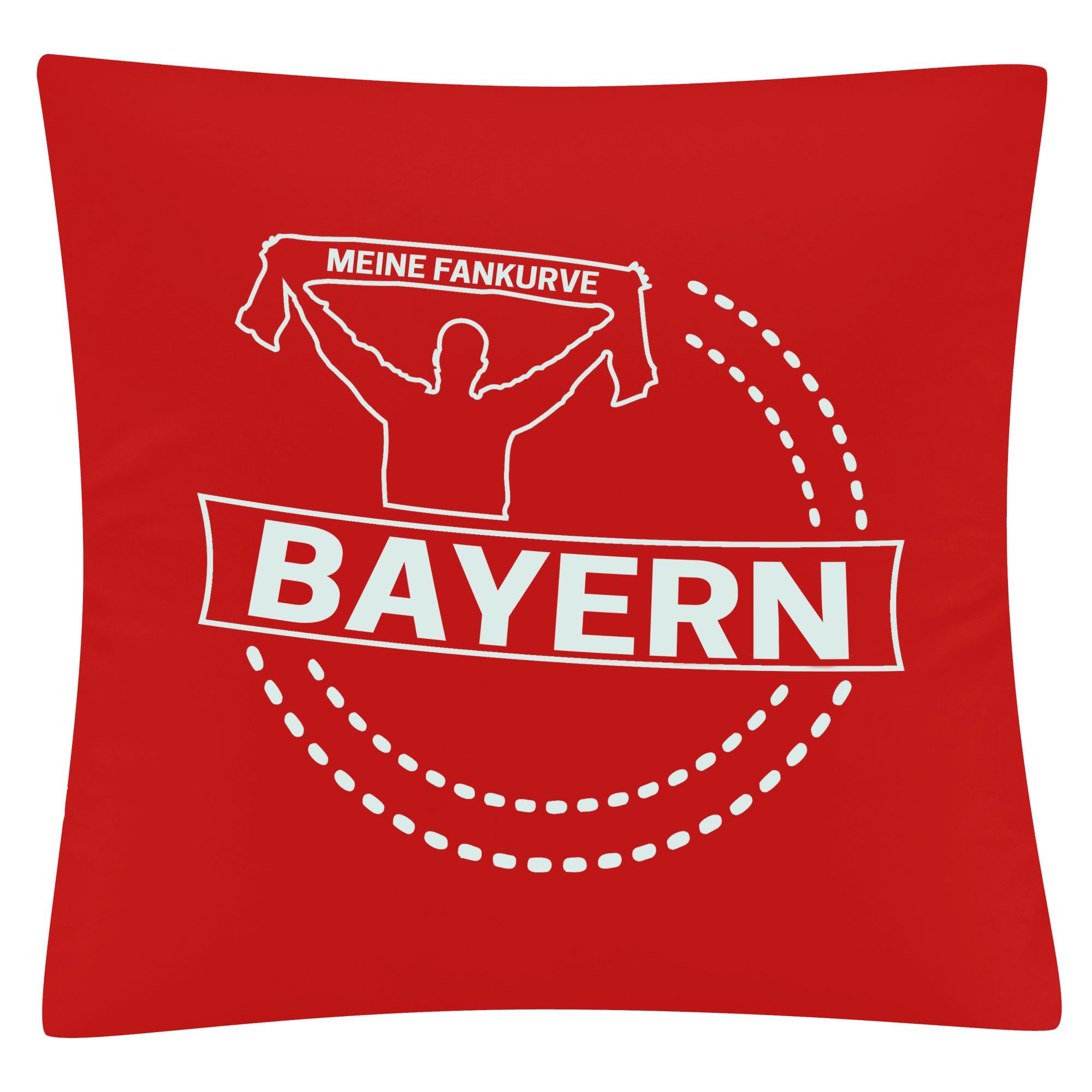 multifanshop Kissenbezug Bayern - Meine Fankurve - Kissen