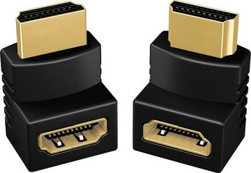 ICY BOX ICY BOX 2x HDMI Winkeladapter mit zwei verschiedenen Ausrichtungen Computer-Adapter